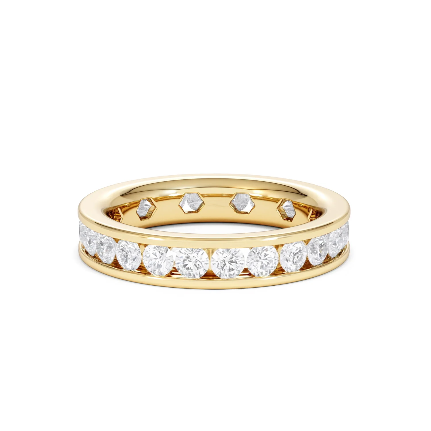 Rae Lab Diamond Eternity Ring Channel Set 2.00ct G/Vs in 18K Gold - Image 26
