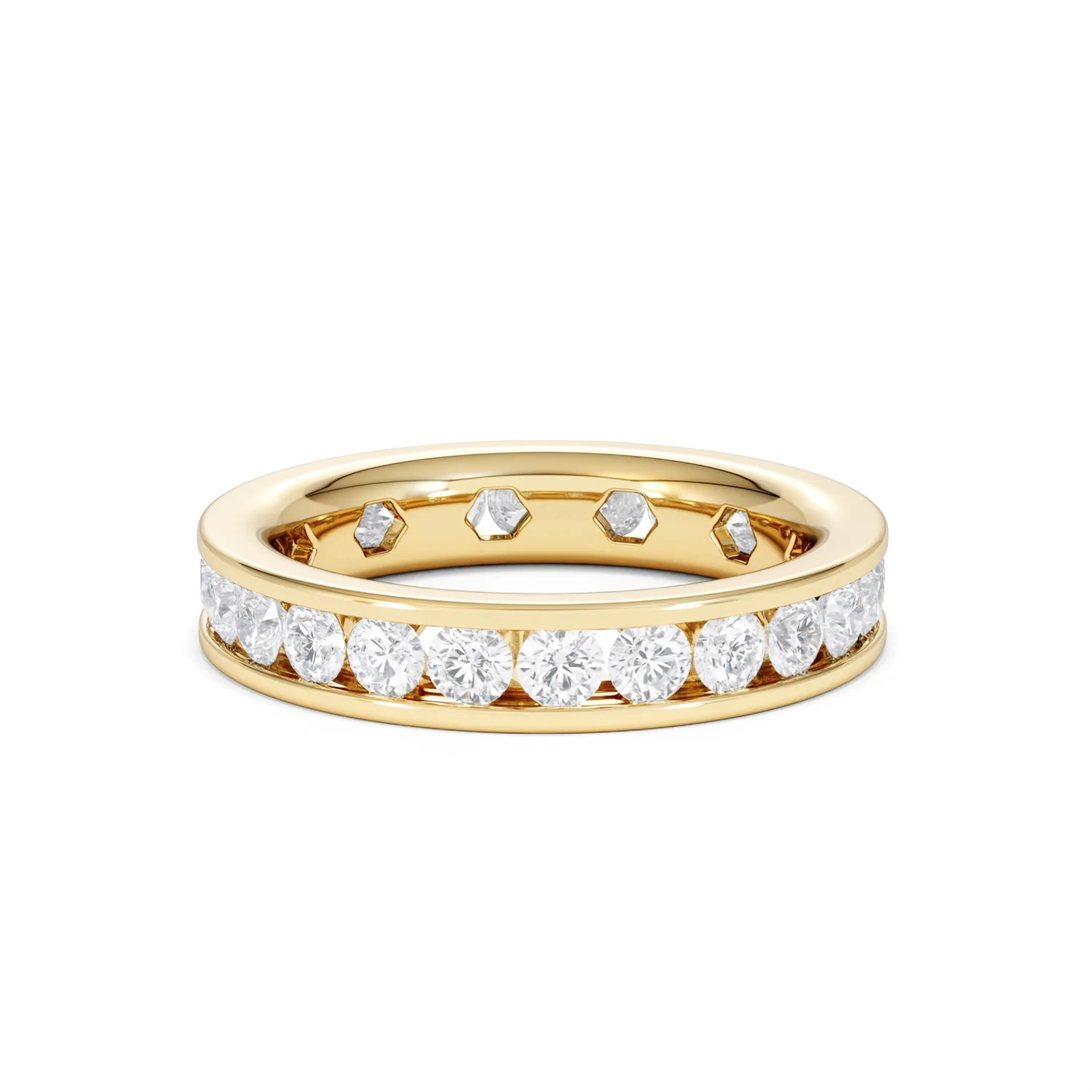 Rae Lab Diamond Eternity Ring Channel Set 2.00ct G/Vs in 18K Gold - Image 32