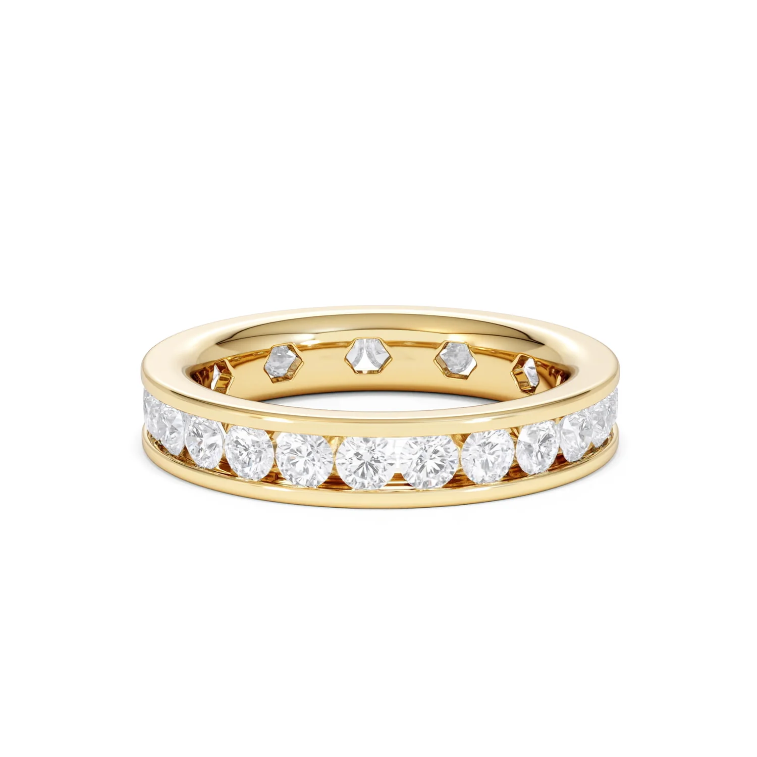 Rae Lab Diamond Eternity Ring Channel Set 2.00ct G/Vs in 18K Gold - Image 57