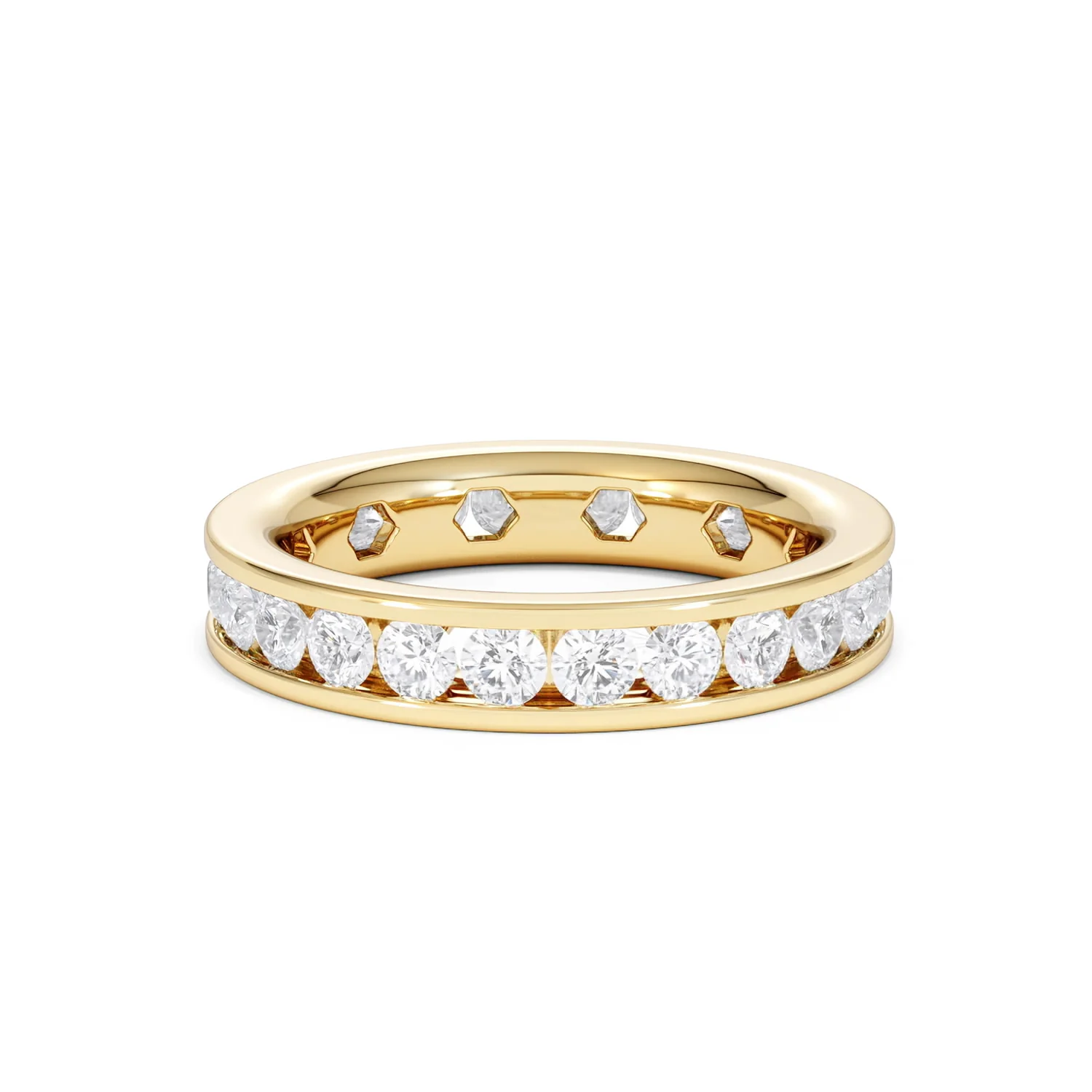 Rae Lab Diamond Eternity Ring Channel Set 2.00ct G/Vs in 18K Gold - Image 66