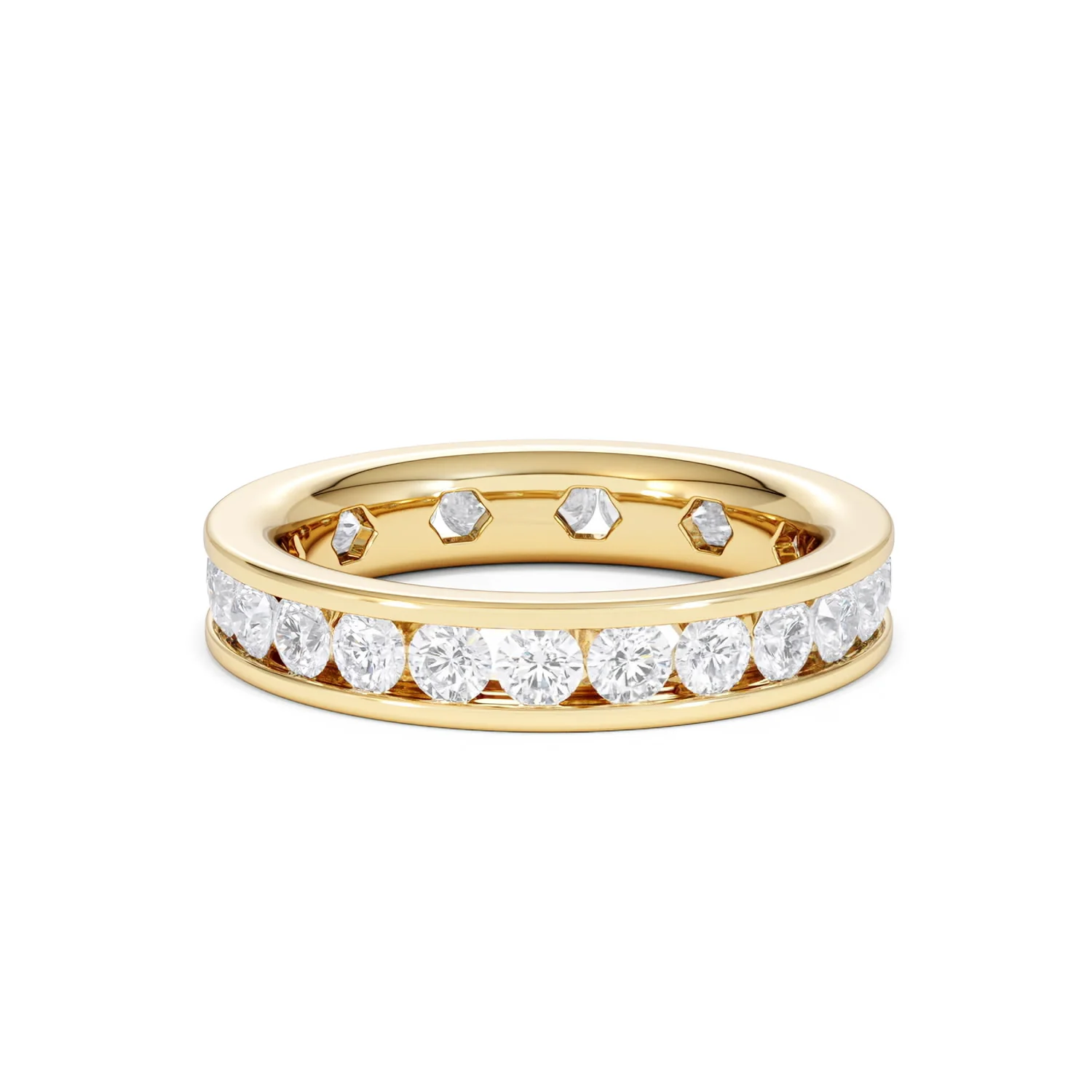 Rae Lab Diamond Eternity Ring Channel Set 2.00ct G/Vs in 18K Gold - Image 74