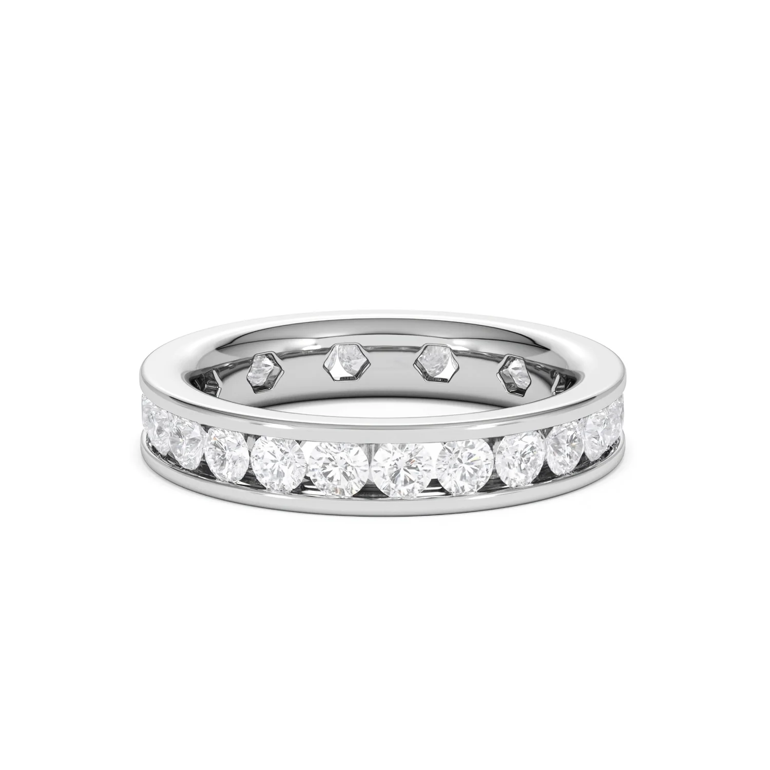 Rae Lab Diamond Eternity Ring Channel Set 2.00ct G/Vs in Platinum - Image 19