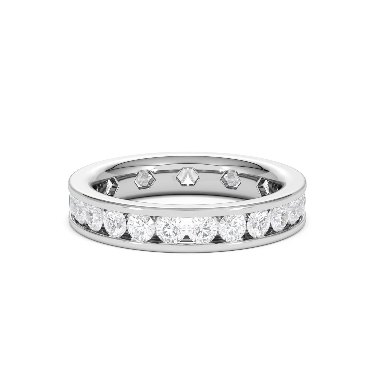 Rae Lab Diamond Eternity Ring Channel Set 2.00ct G/Vs in Platinum - Image 23