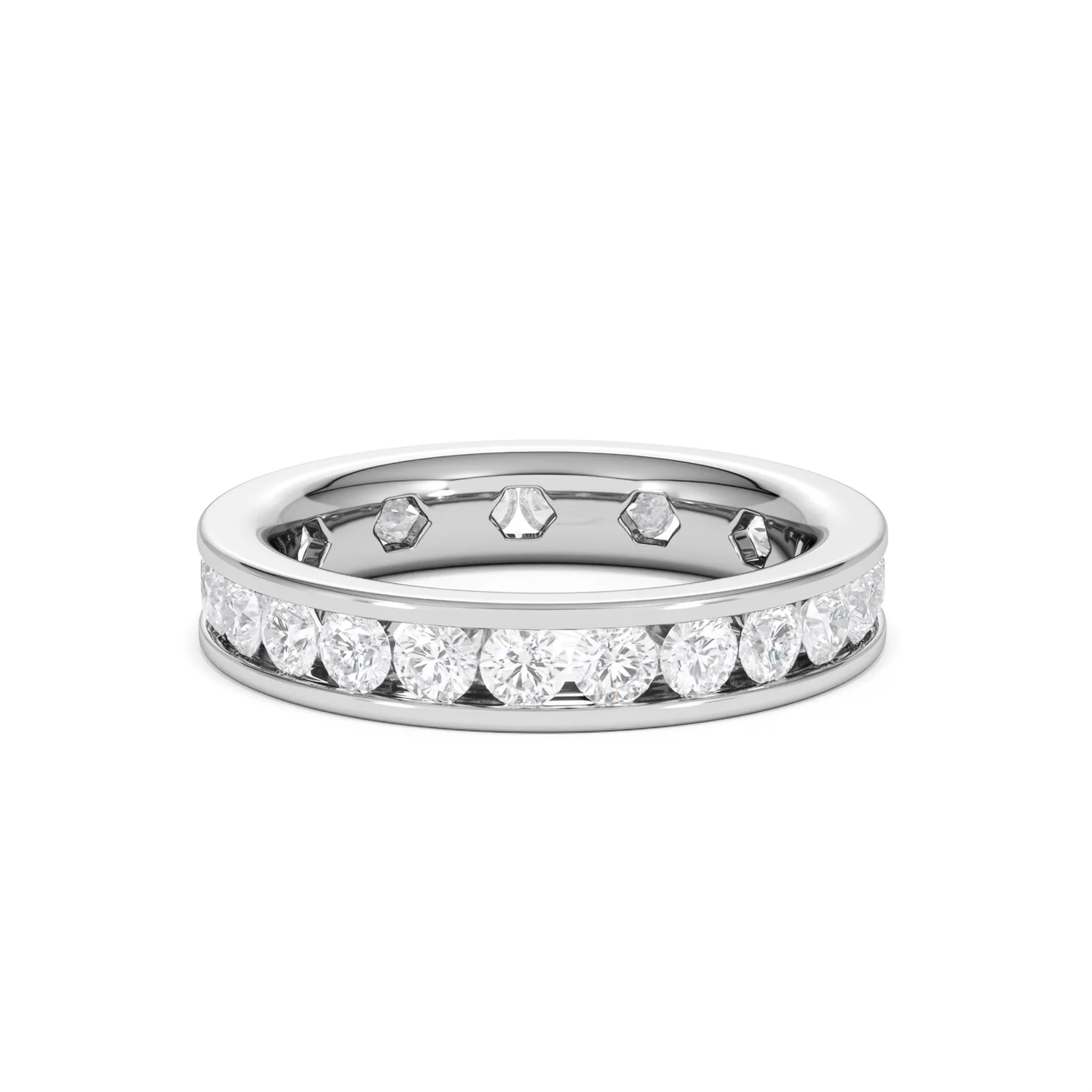 Rae Lab Diamond Eternity Ring Channel Set 2.00ct G/Vs in Platinum - Image 24