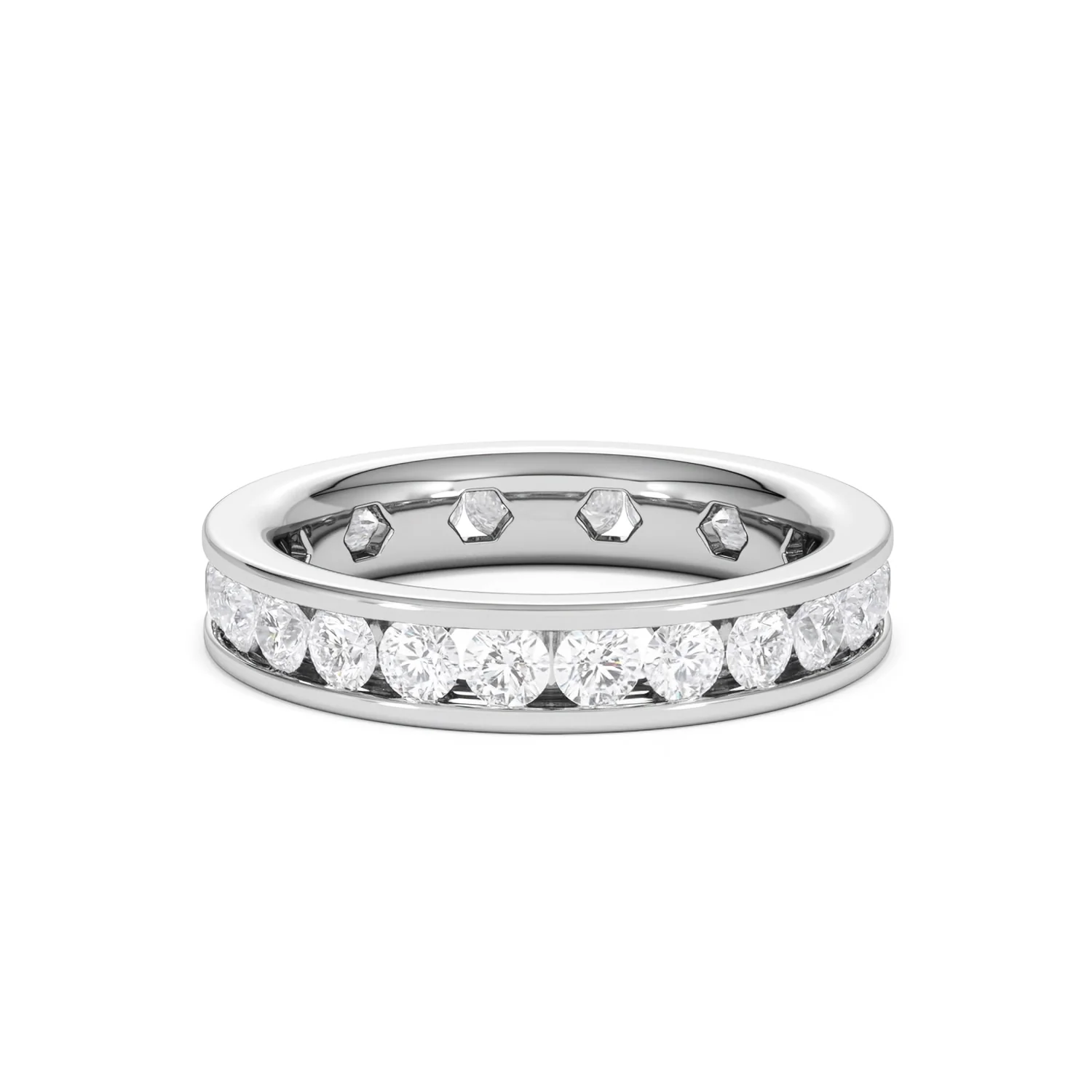Rae Lab Diamond Eternity Ring Channel Set 2.00ct G/Vs in Platinum - Image 53
