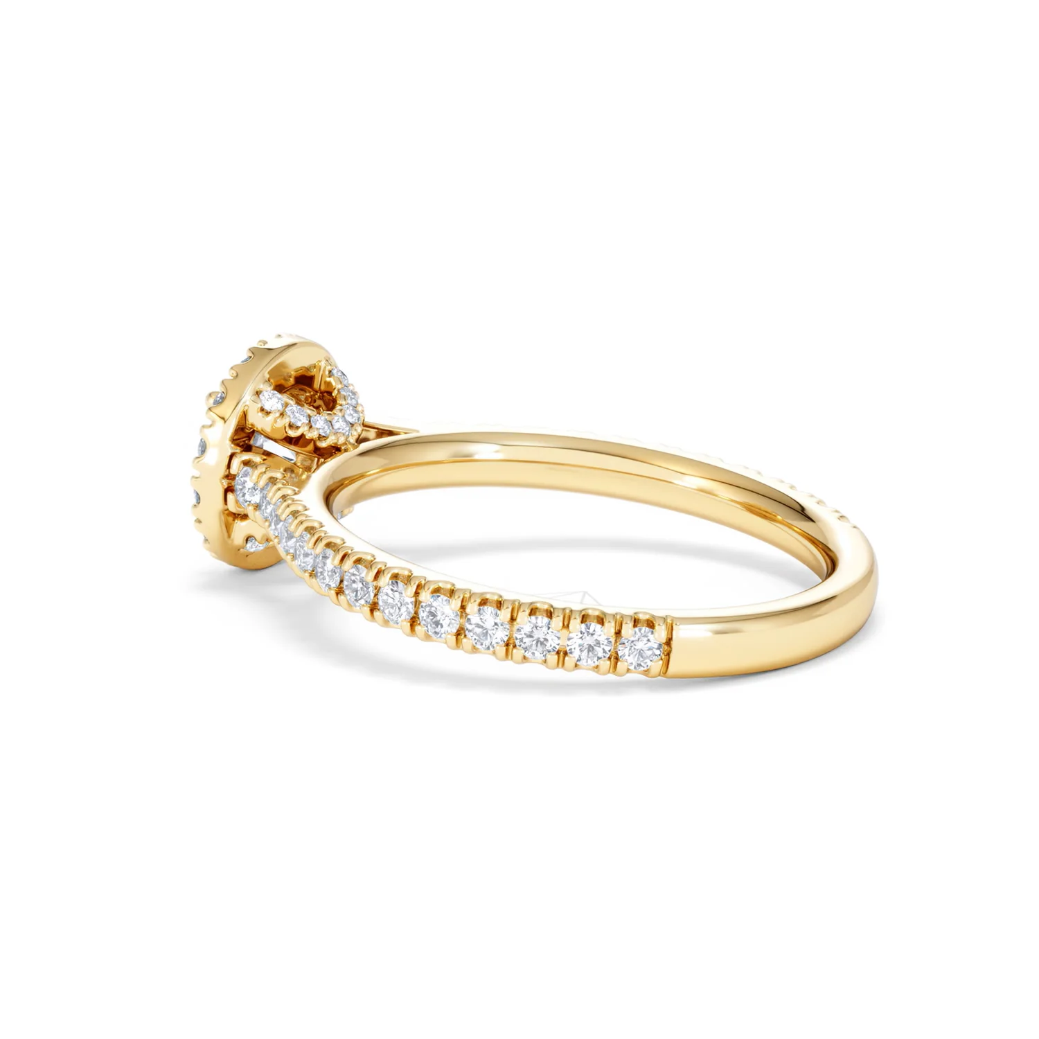 Reina Lab Diamond Halo Engagement Ring in 18K Gold 1.10ct F/VS1 - Image 61