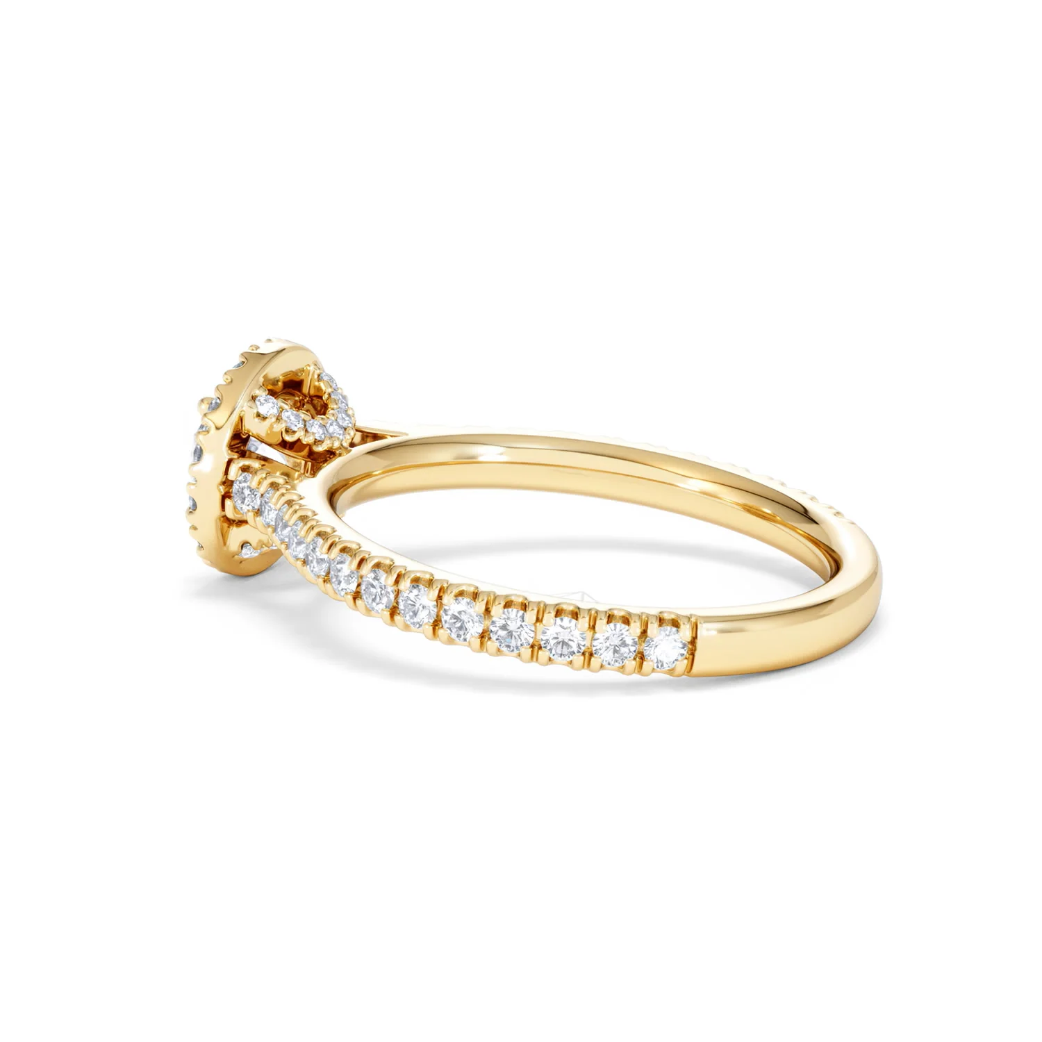 Reina Lab Diamond Halo Engagement Ring in 18K Gold 1.10ct F/VS1 - Image 62