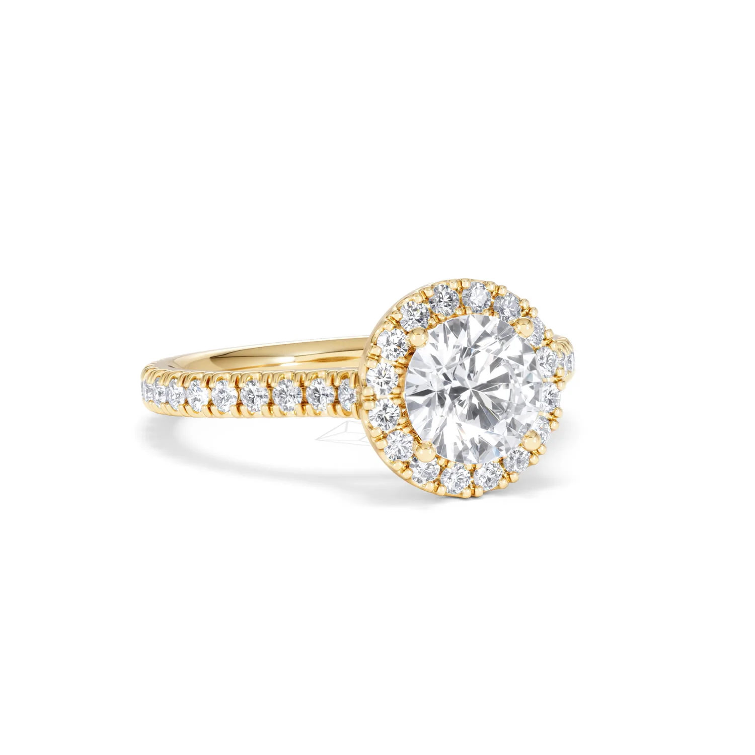 Reina Lab Diamond Halo Engagement Ring in 18K Gold 1.80ct F/VS1 - Image 13
