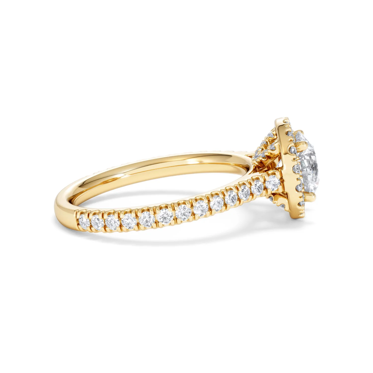 Reina Lab Diamond Halo Engagement Ring in 18K Gold 1.80ct F/VS1 - Image 28