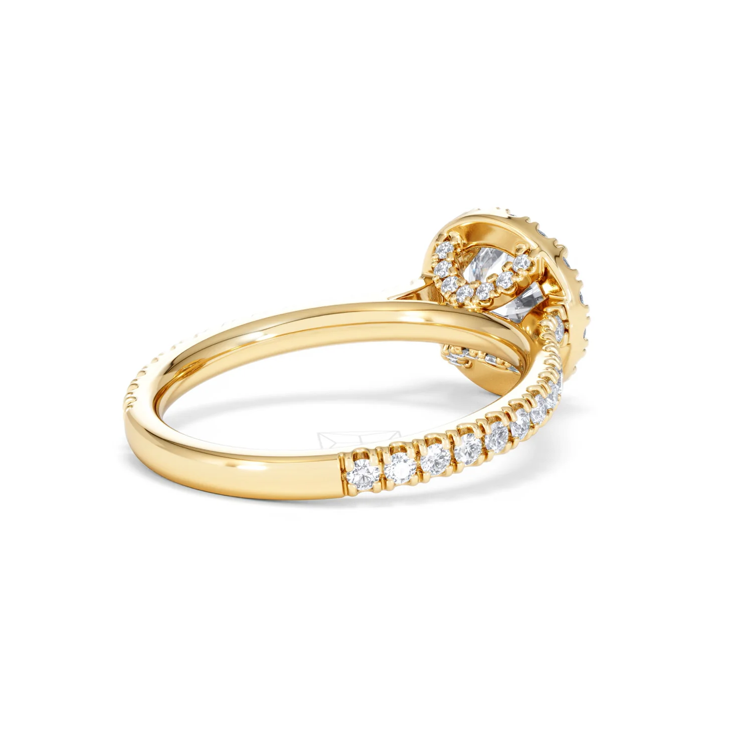 Reina Lab Diamond Halo Engagement Ring in 18K Gold 1.80ct F/VS1 - Image 39