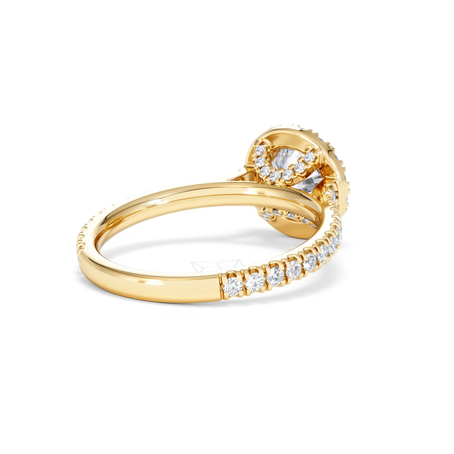 Reina Lab Diamond Halo Engagement Ring in 18K Gold 1.80ct F/VS1 - Image 40