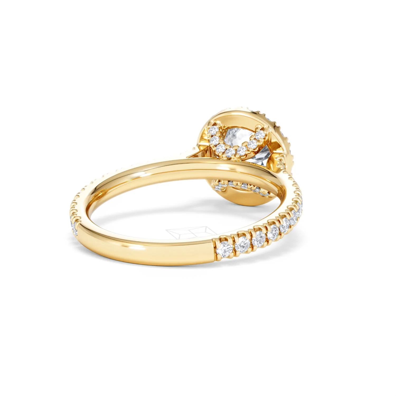 Reina Lab Diamond Halo Engagement Ring in 18K Gold 1.80ct F/VS1 - Image 42