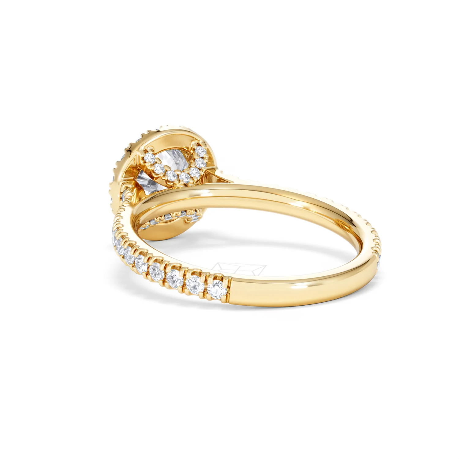 Reina Lab Diamond Halo Engagement Ring in 18K Gold 1.80ct F/VS1 - Image 55