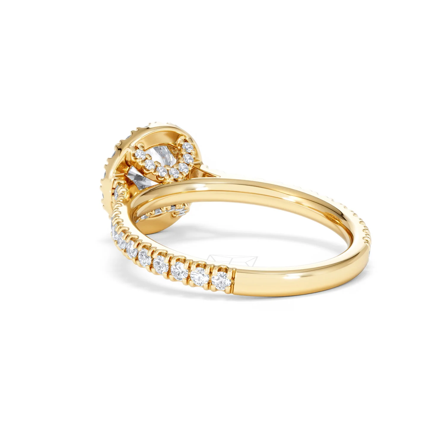 Reina Lab Diamond Halo Engagement Ring in 18K Gold 1.80ct F/VS1 - Image 56