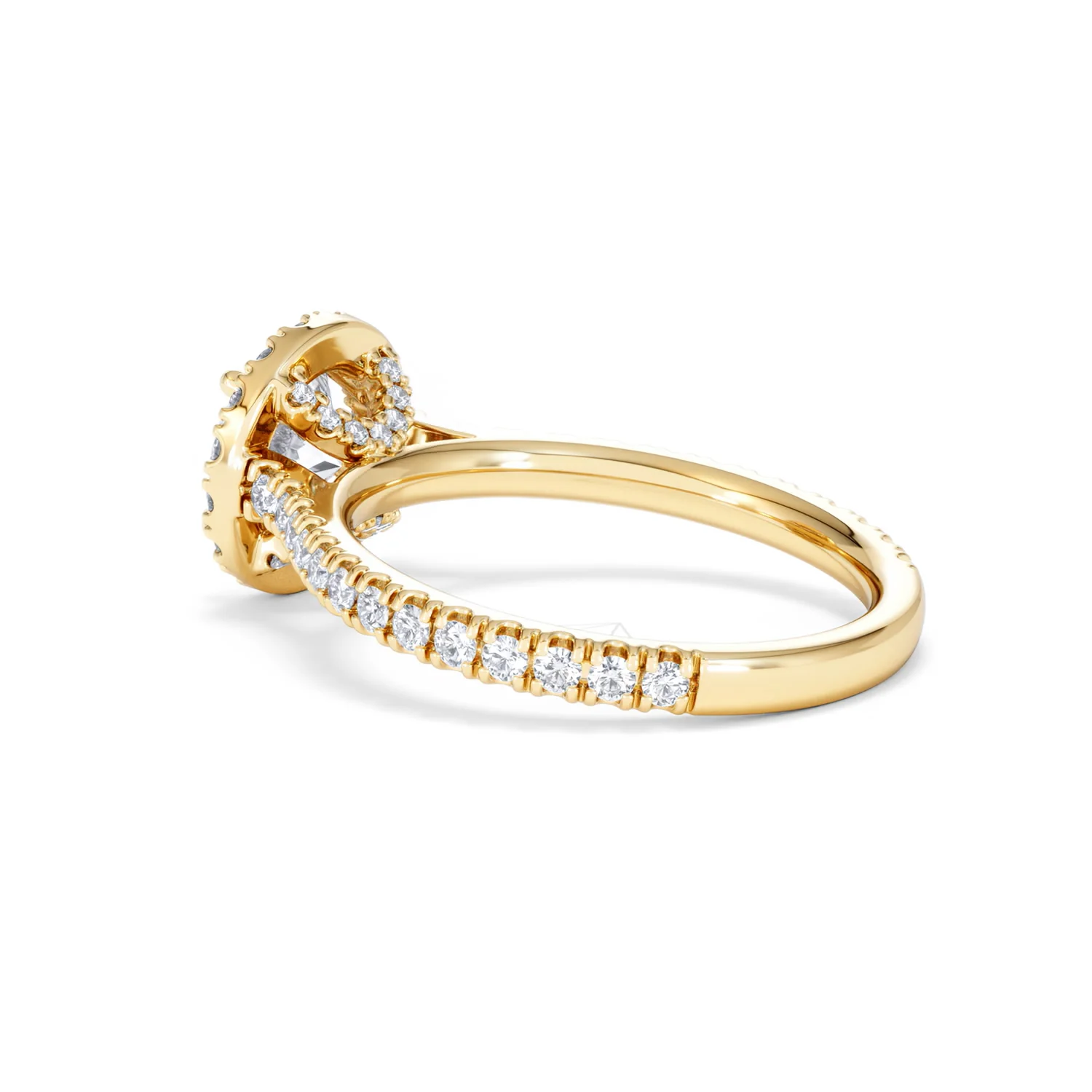 Reina Lab Diamond Halo Engagement Ring in 18K Gold 1.80ct F/VS1 - Image 60