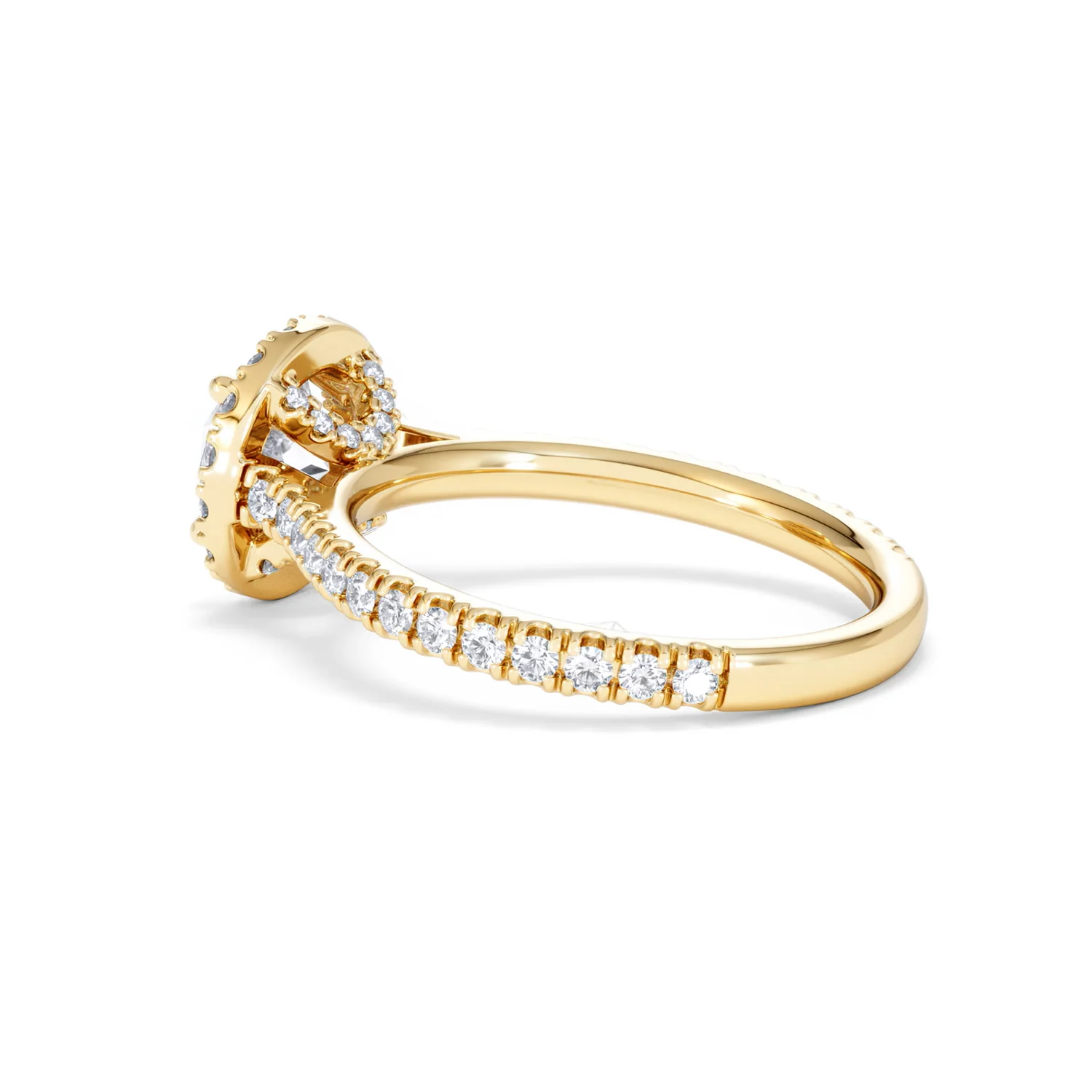 Reina Lab Diamond Halo Engagement Ring in 18K Gold 1.80ct F/VS1 - Image 61