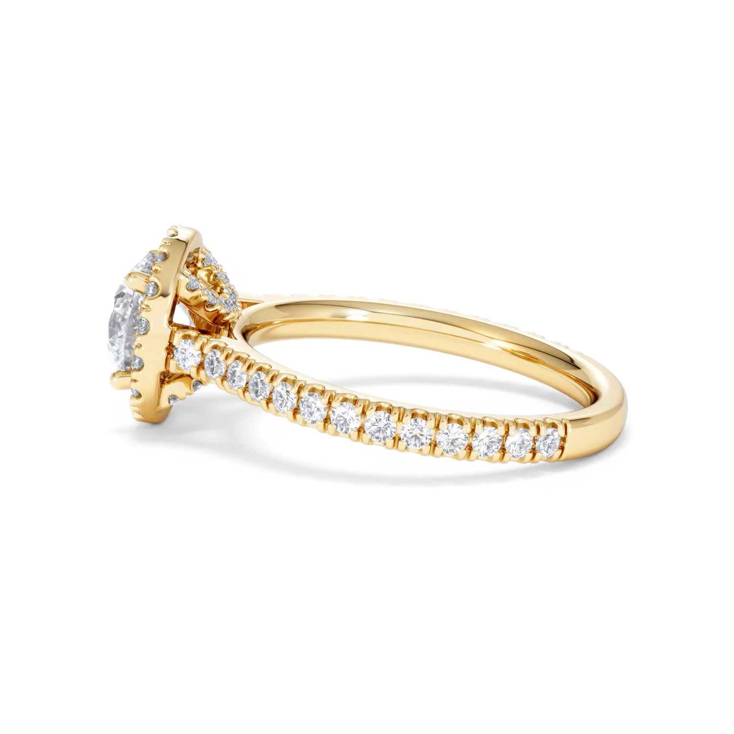 Reina Lab Diamond Halo Engagement Ring in 18K Gold 1.80ct F/VS1 - Image 66