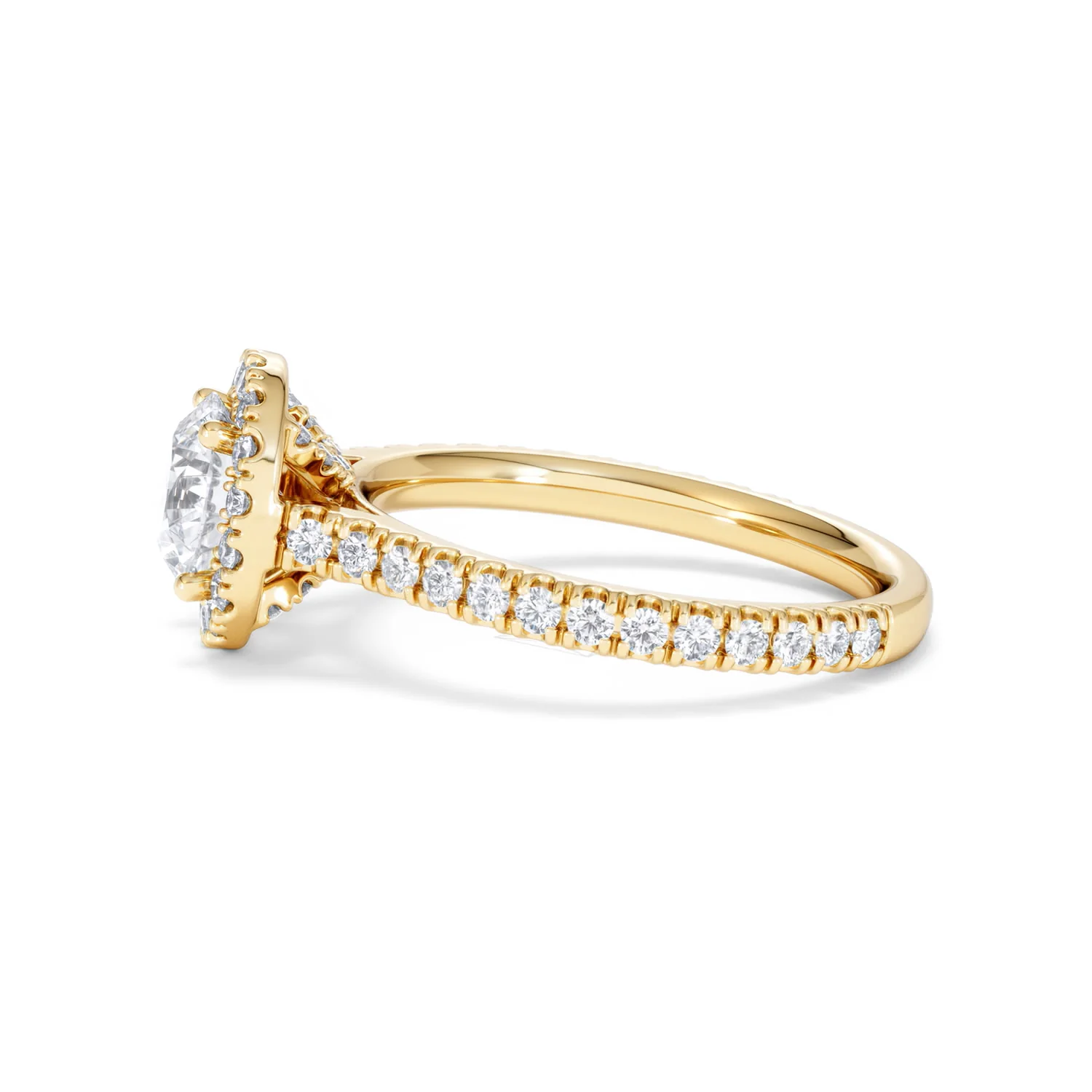 Reina Lab Diamond Halo Engagement Ring in 18K Gold 1.80ct F/VS1 - Image 69