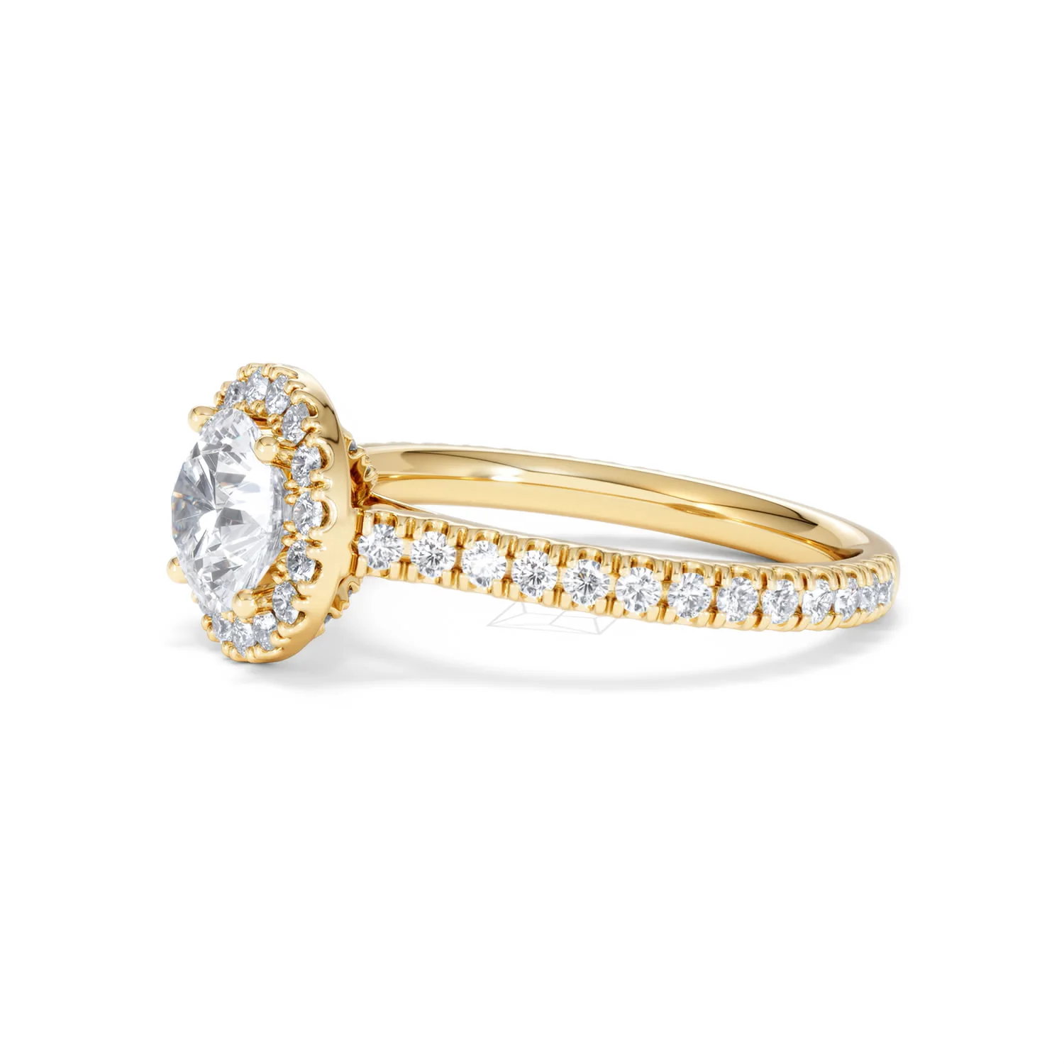 Reina Lab Diamond Halo Engagement Ring in 18K Gold 1.80ct F/VS1 - Image 74