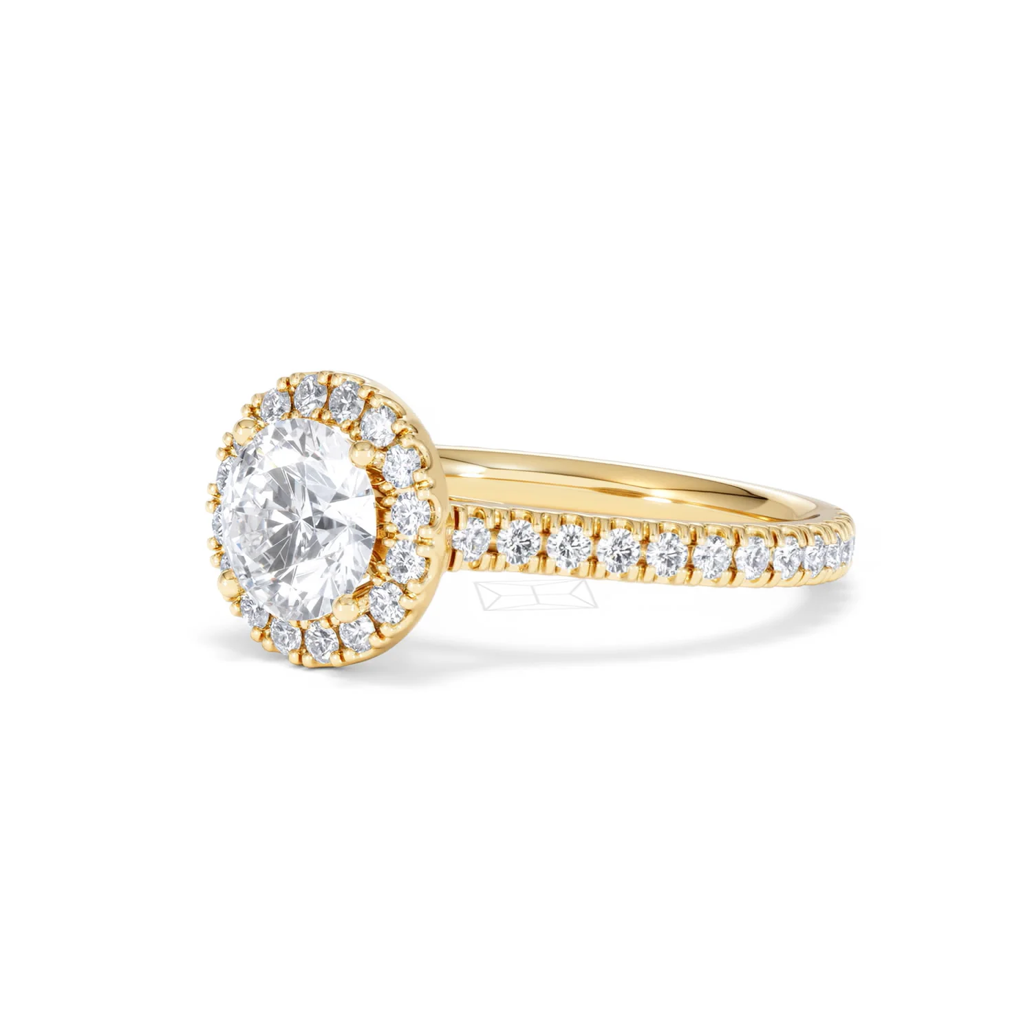 Reina Lab Diamond Halo Engagement Ring in 18K Gold 1.80ct F/VS1 - Image 79