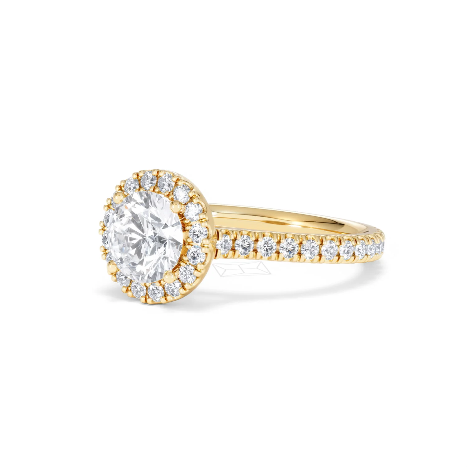 Reina Lab Diamond Halo Engagement Ring in 18K Gold 1.80ct F/VS1 - Image 80