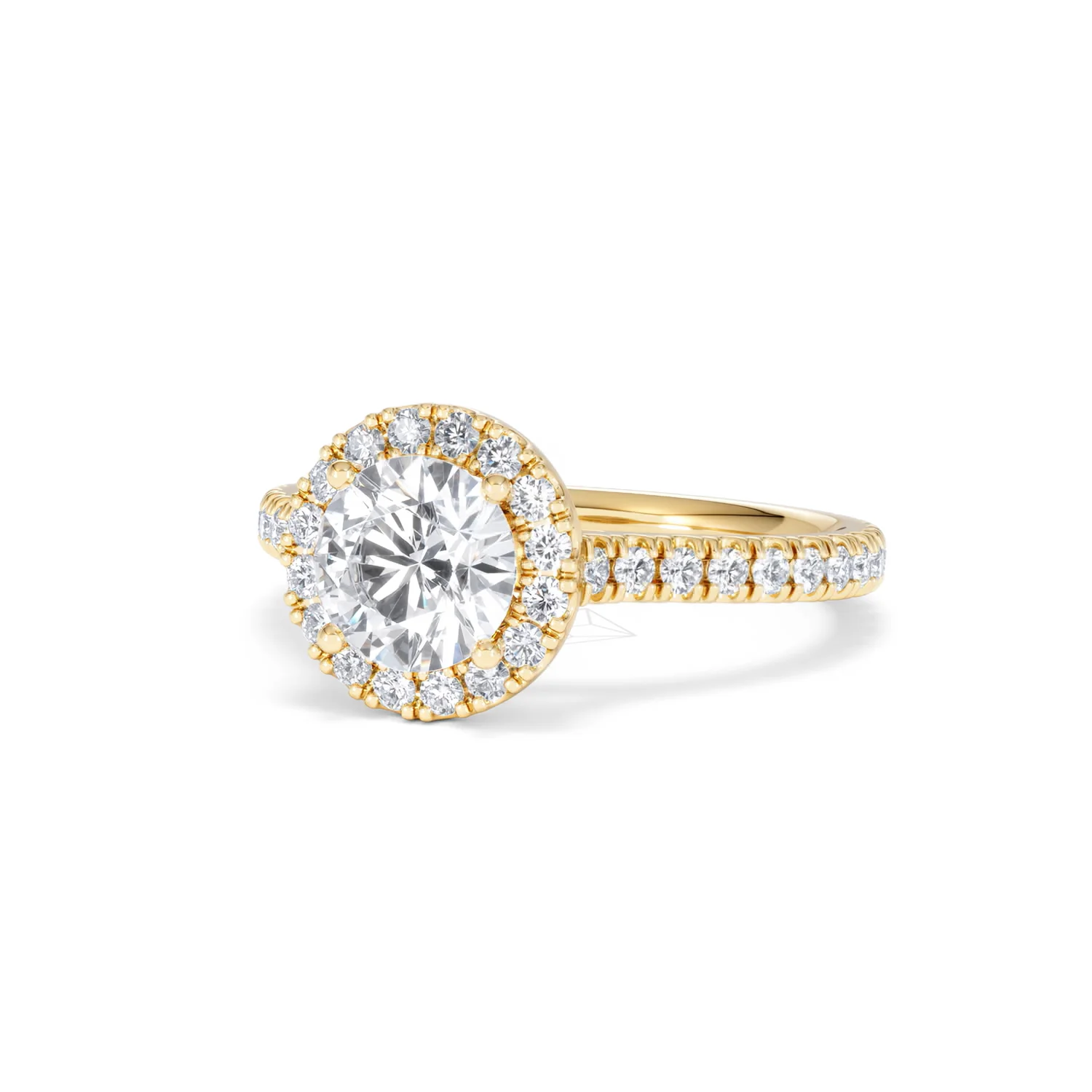 Reina Lab Diamond Halo Engagement Ring in 18K Gold 1.80ct F/VS1 - Image 83