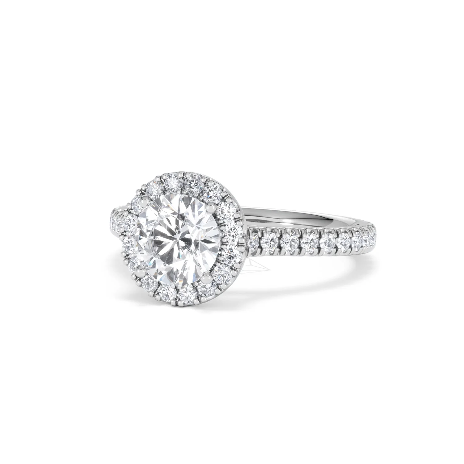 Reina Lab Diamond Halo Engagement Ring in 18K White Gold 1.80ct F/VS1 - Image 83