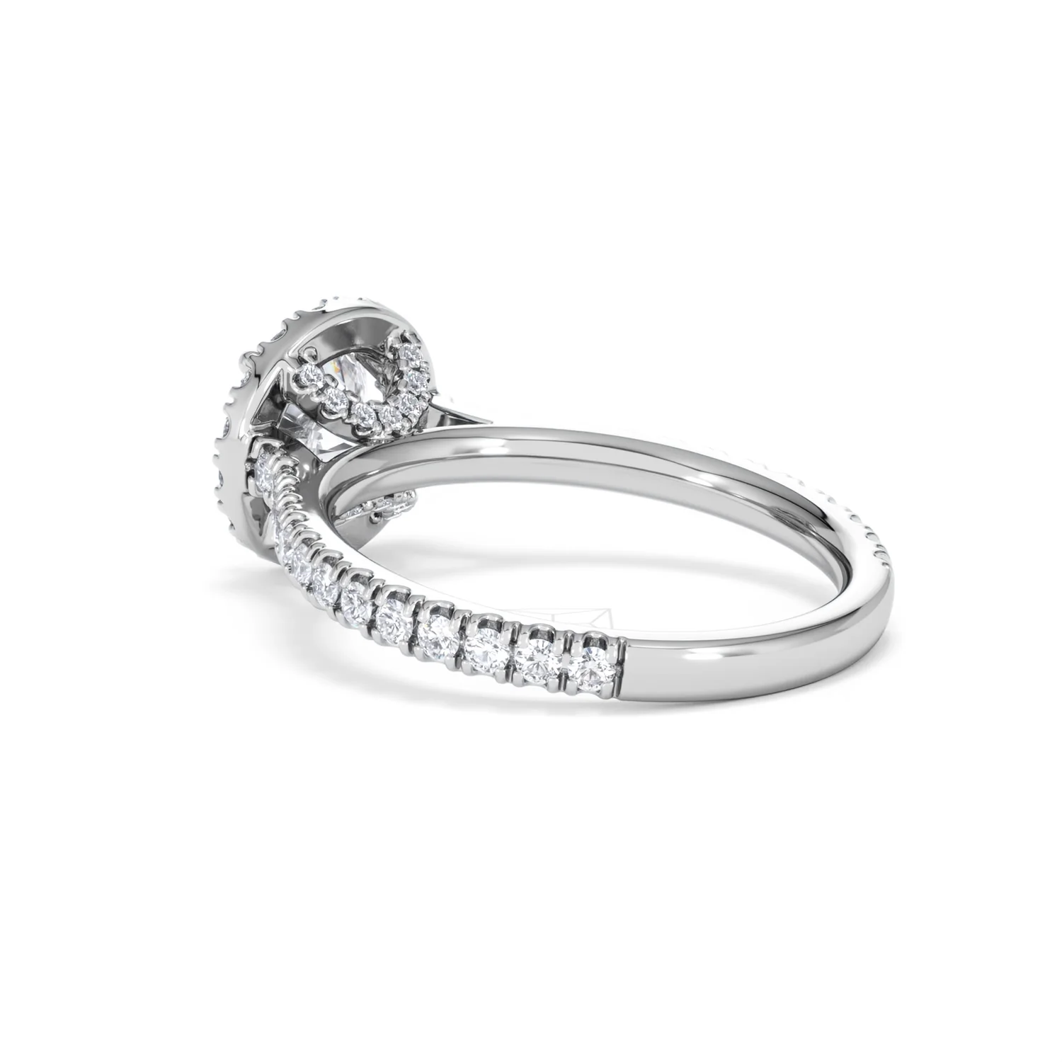 Reina Lab Diamond Halo Engagement Ring in Platinum 1.80ct F/VS1 - Image 58