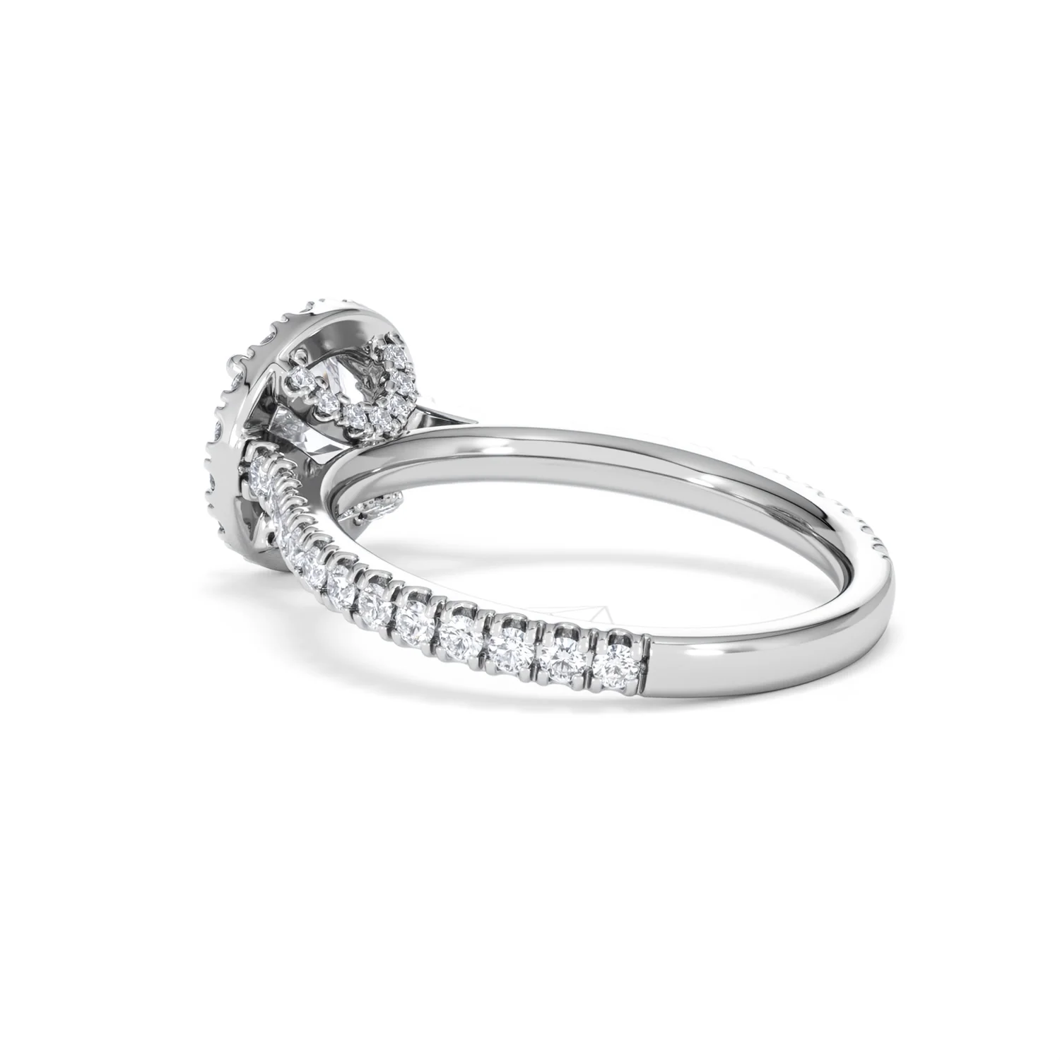Reina Lab Diamond Halo Engagement Ring in Platinum 1.80ct F/VS1 - Image 59