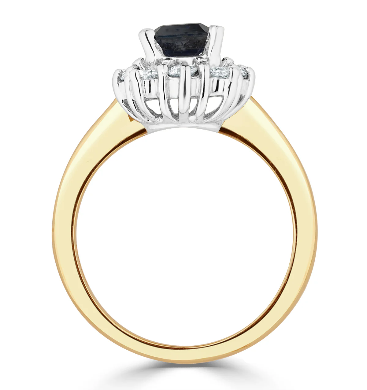 Sapphire 1.15ct And Diamond 0.50CT 18K Gold Ring - Image 3
