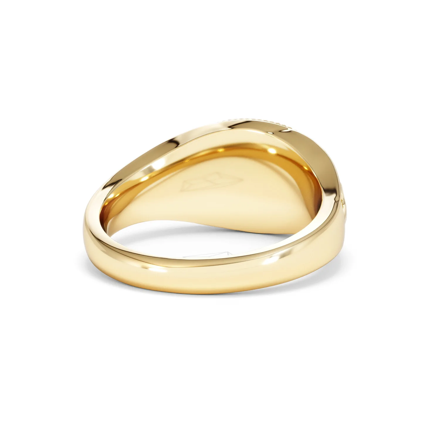 Scorpio Zodiac 0.01ct Lab Diamond Signet Ring in 18K Gold Vermeil - Image 42