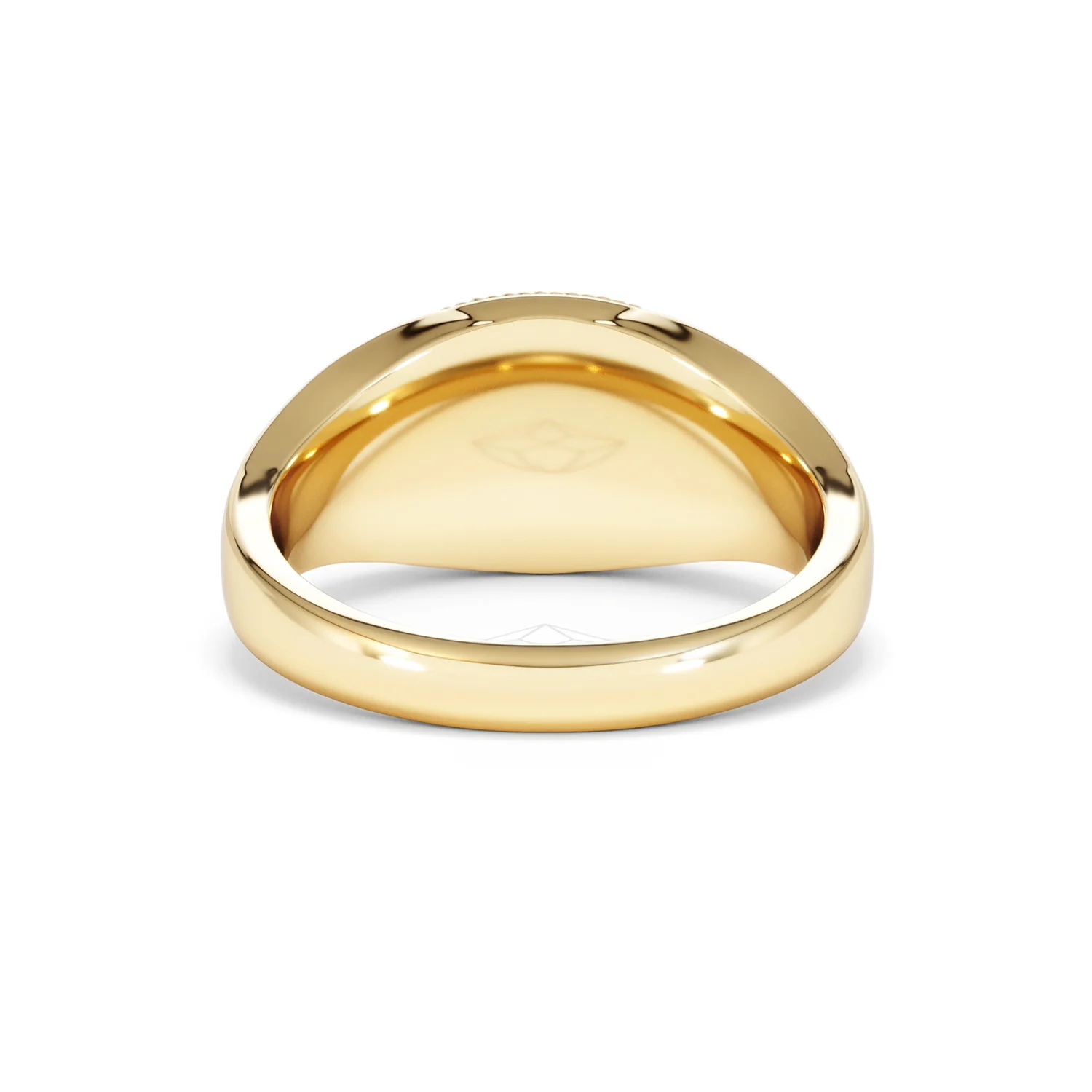 Scorpio Zodiac 0.01ct Lab Diamond Signet Ring in 18K Gold Vermeil - Image 47