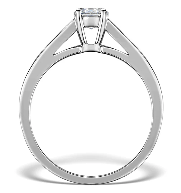 Sidestone Lab Diamond Ring Alexa 0.95ct H/Si1 Platinum - Image 2