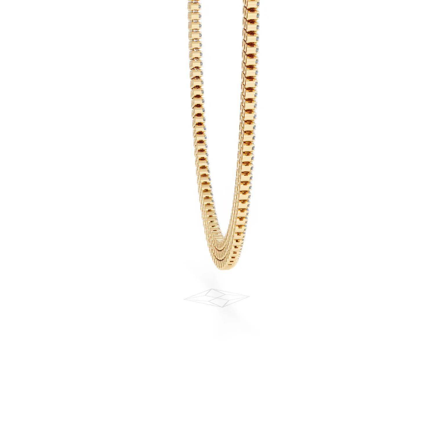 Soirée 7.25ct Round Cut Lab Diamond Choker Necklace in 18K Yellow Gold - Image 31