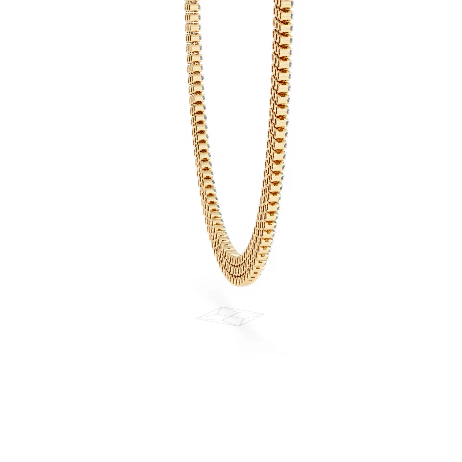 Soirée 7.25ct Round Cut Lab Diamond Choker Necklace in 18K Yellow Gold - Image 32