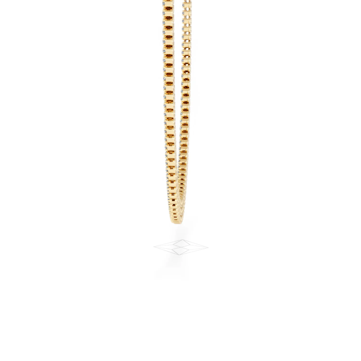 Soirée 7.25ct Round Cut Lab Diamond Choker Necklace in 18K Yellow Gold - Image 68