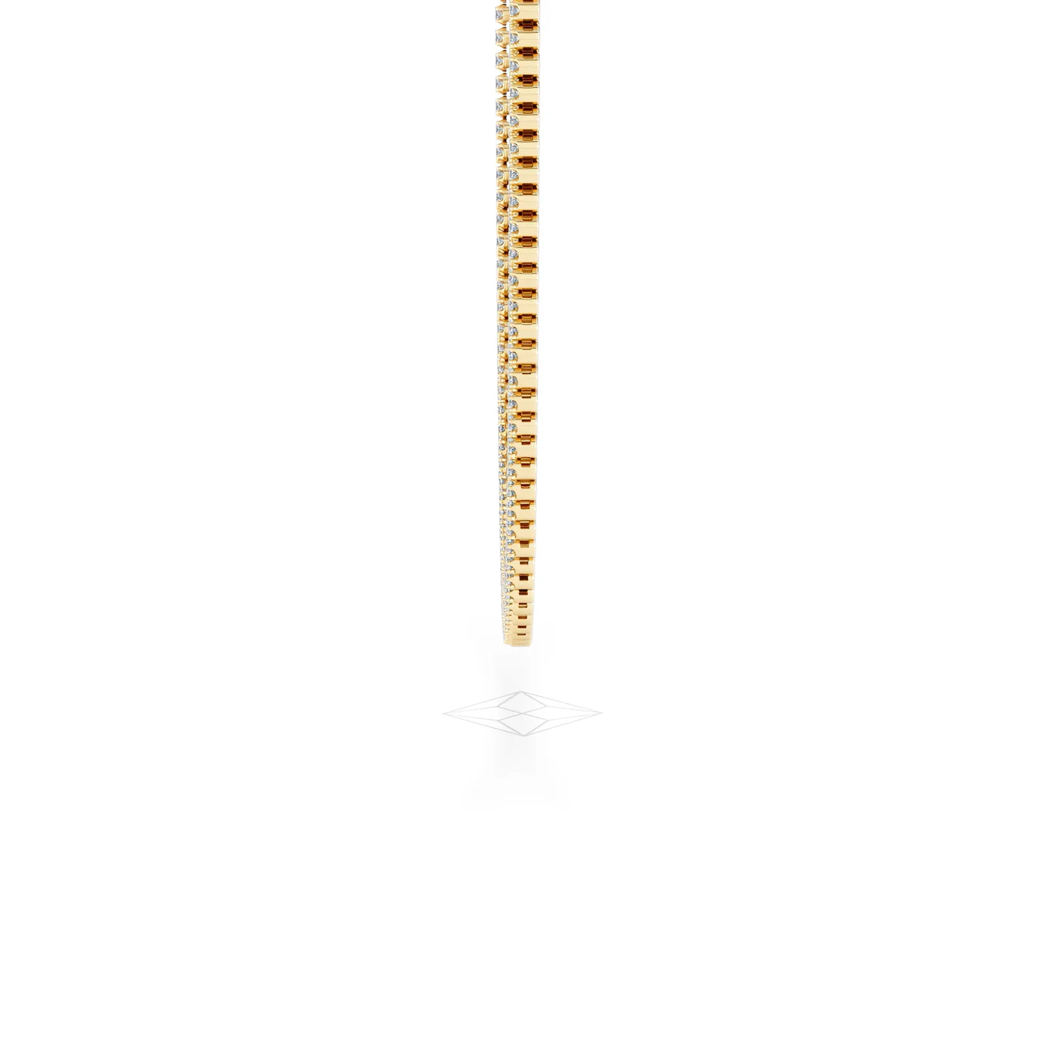 Soirée 7.25ct Round Cut Lab Diamond Choker Necklace in 18K Yellow Gold - Image 69