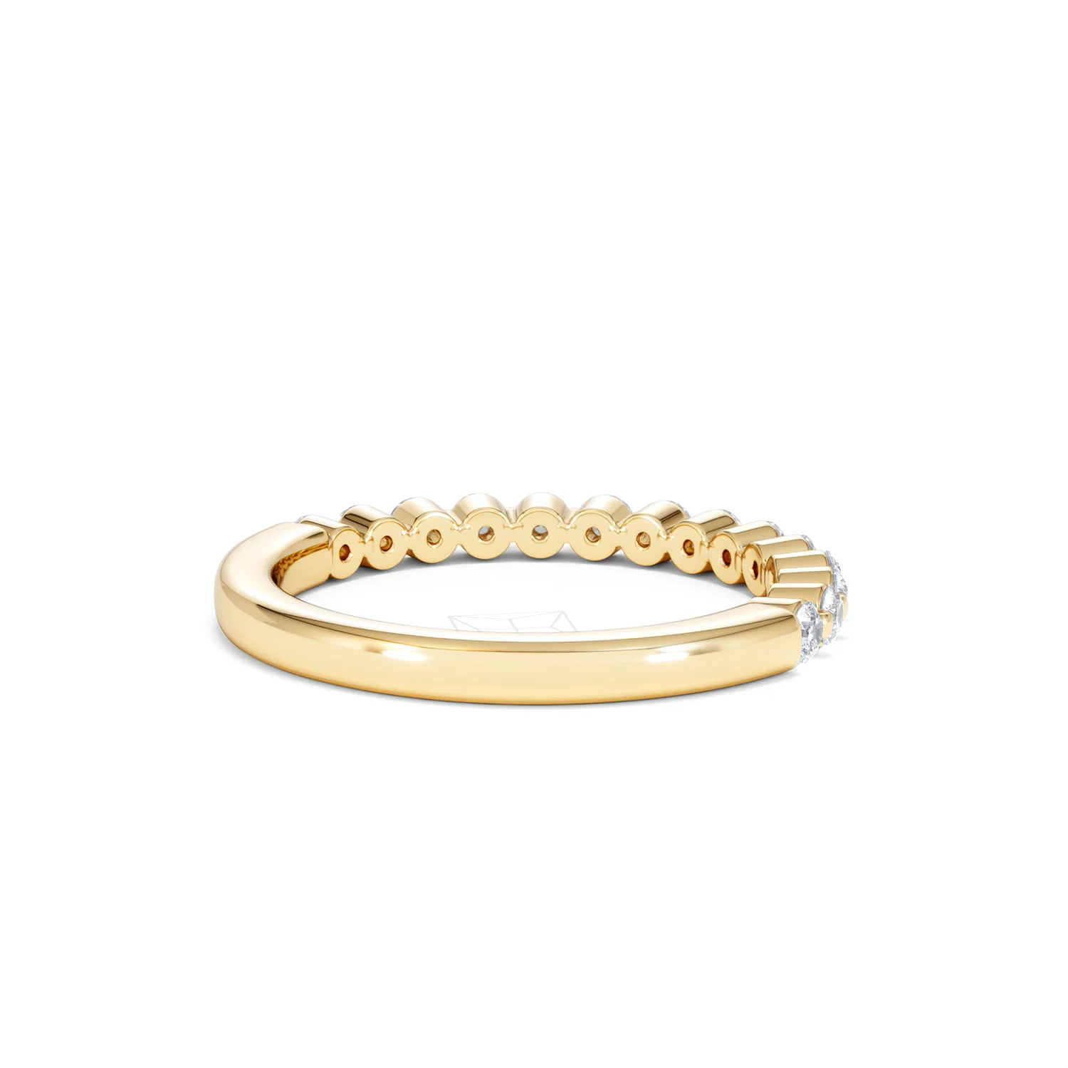 Solstice 0.35ct Lab Diamond Half Eternity Ring F/VS in 9k Gold - Image 42