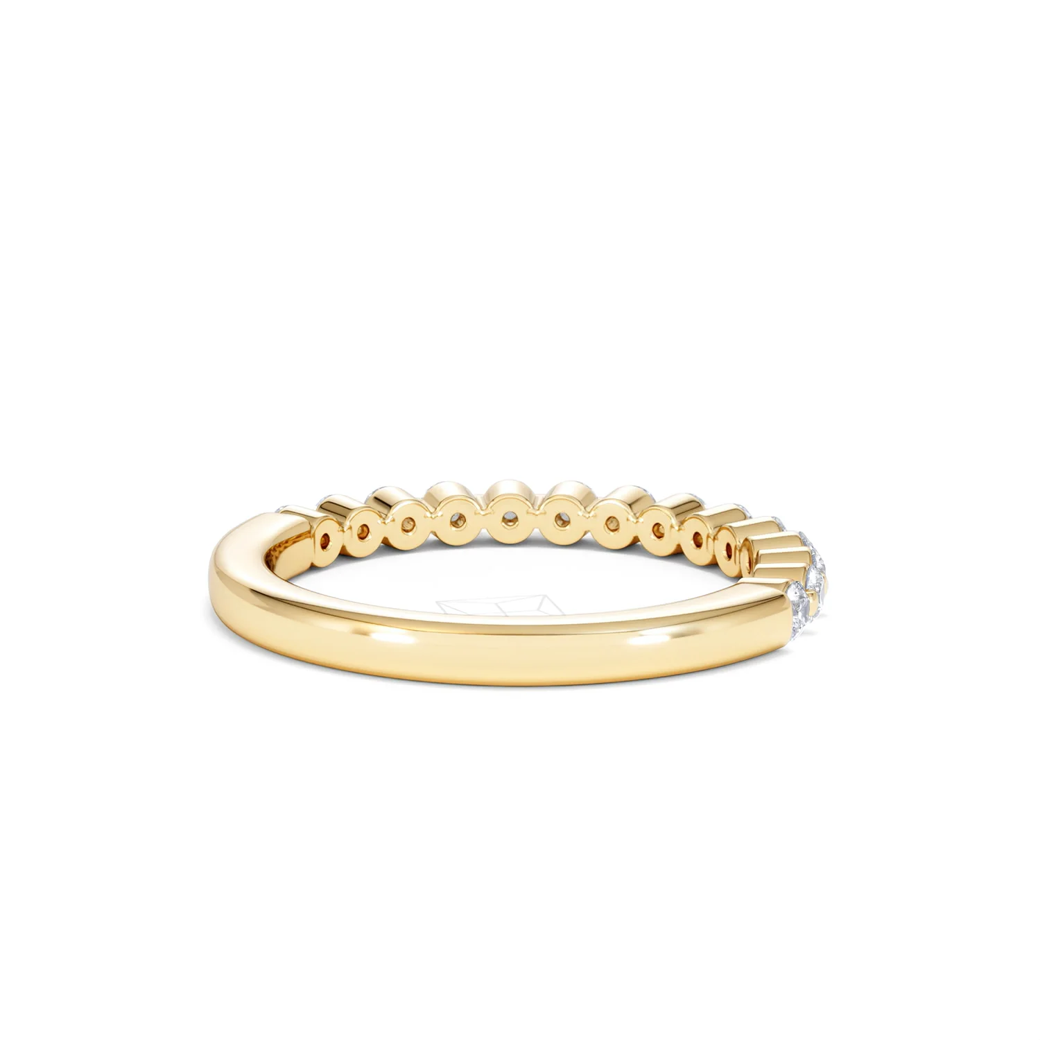 Solstice 0.35ct Lab Diamond Half Eternity Ring F/VS in 9k Gold - Image 43