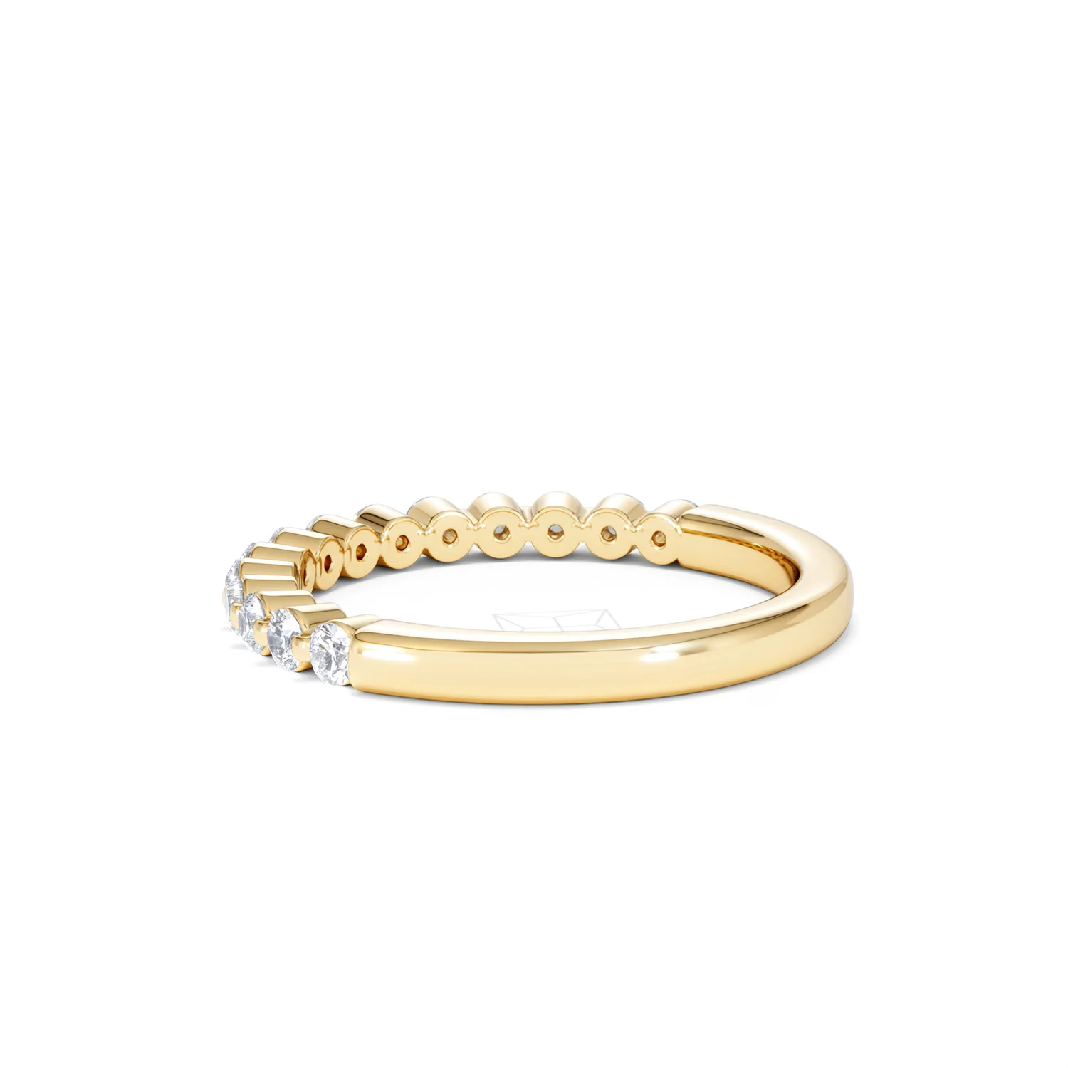 Solstice 0.35ct Lab Diamond Half Eternity Ring F/VS in 9k Gold - Image 62