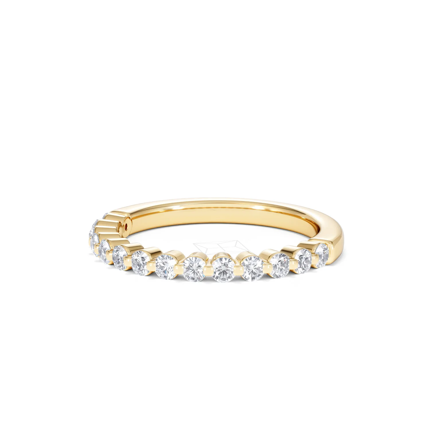 Solstice 0.35ct Lab Diamond Half Eternity Ring F/VS in 9k Gold - Image 83