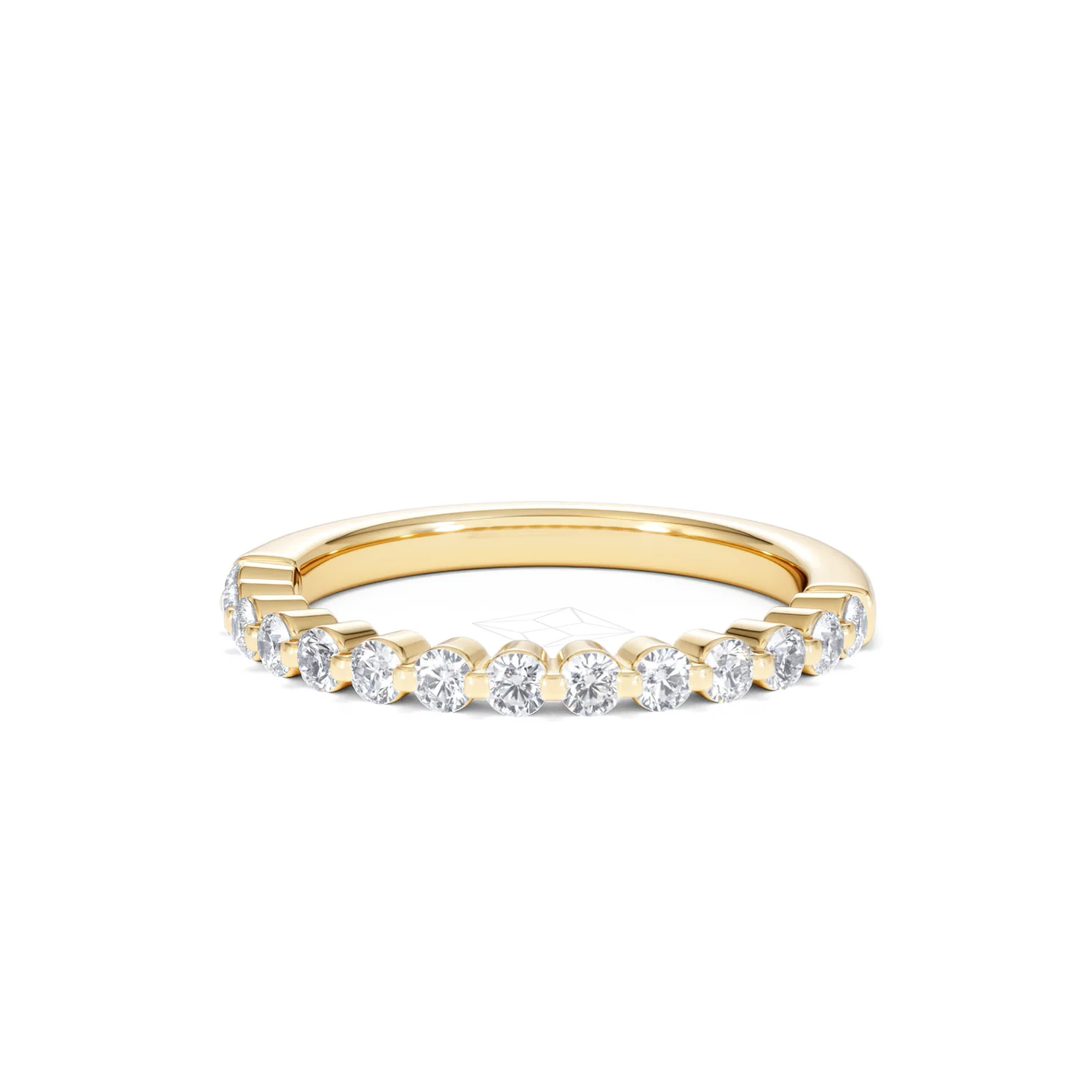 Solstice 0.35ct Lab Diamond Half Eternity Ring F/VS in 9k Gold - Image 87