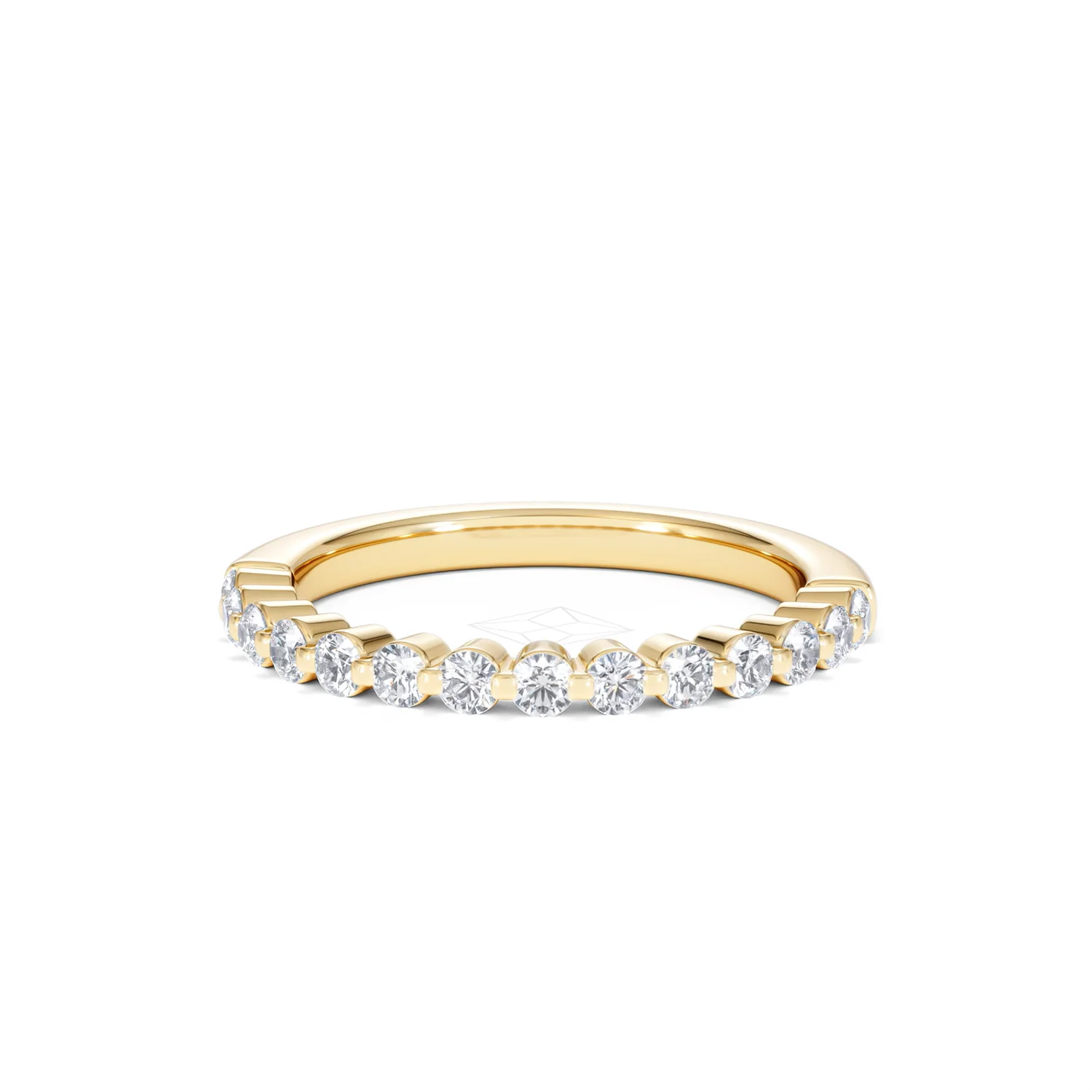 Solstice 0.35ct Lab Diamond Half Eternity Ring F/VS in 9k Gold - Image 88