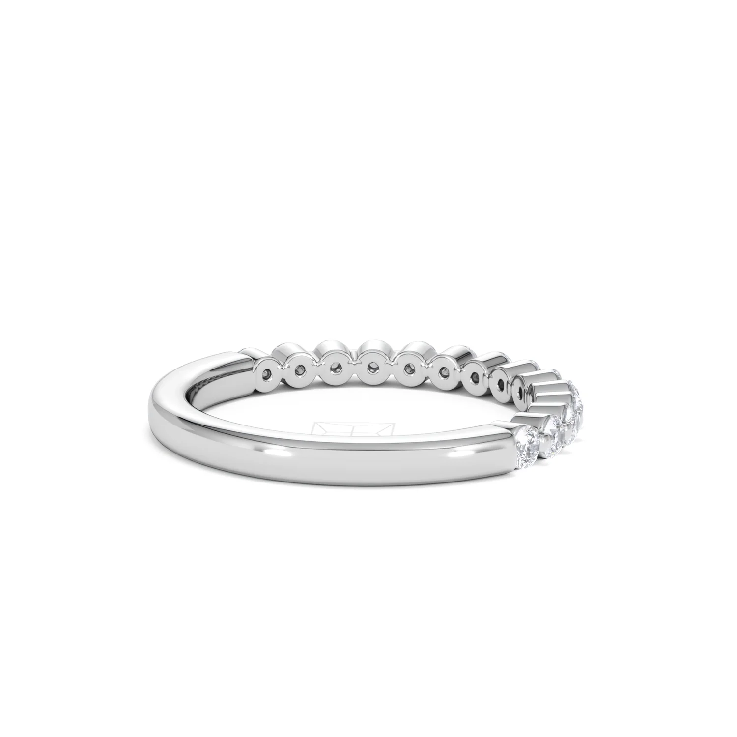 Solstice 0.35ct Lab Diamond Half Eternity Ring F/VS in 9k White Gold - Image 39