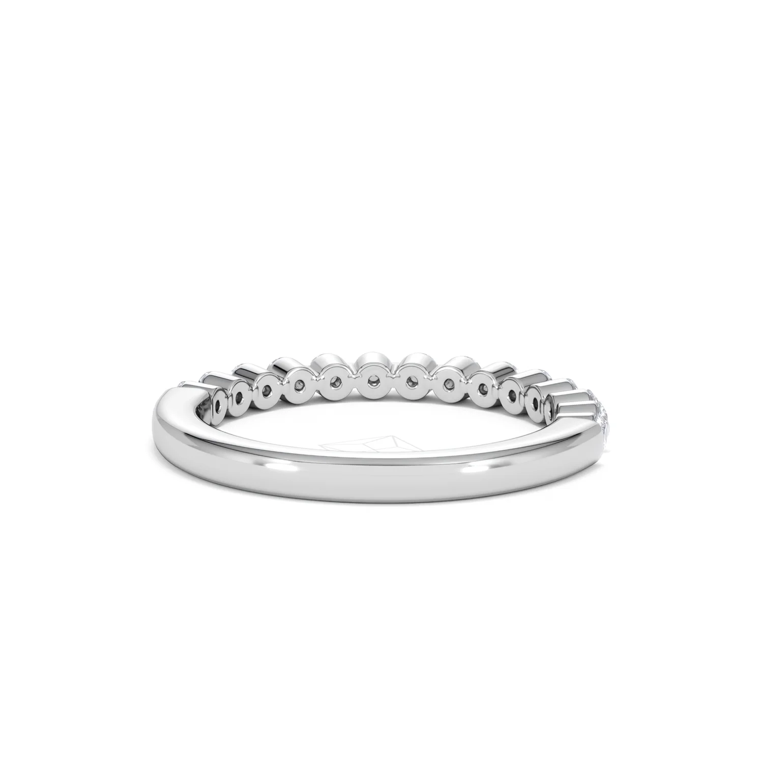 Solstice 0.35ct Lab Diamond Half Eternity Ring F/VS in 9k White Gold - Image 46