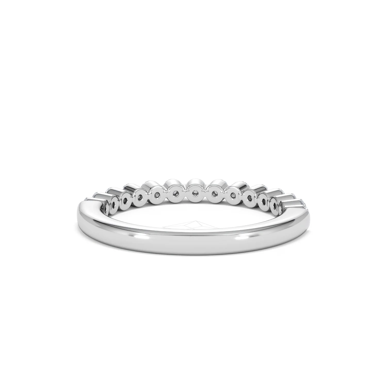 Solstice 0.35ct Lab Diamond Half Eternity Ring F/VS in 9k White Gold - Image 48