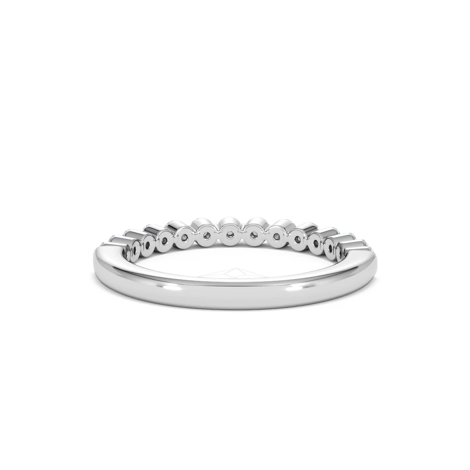 Solstice 0.35ct Lab Diamond Half Eternity Ring F/VS in 9k White Gold - Image 49