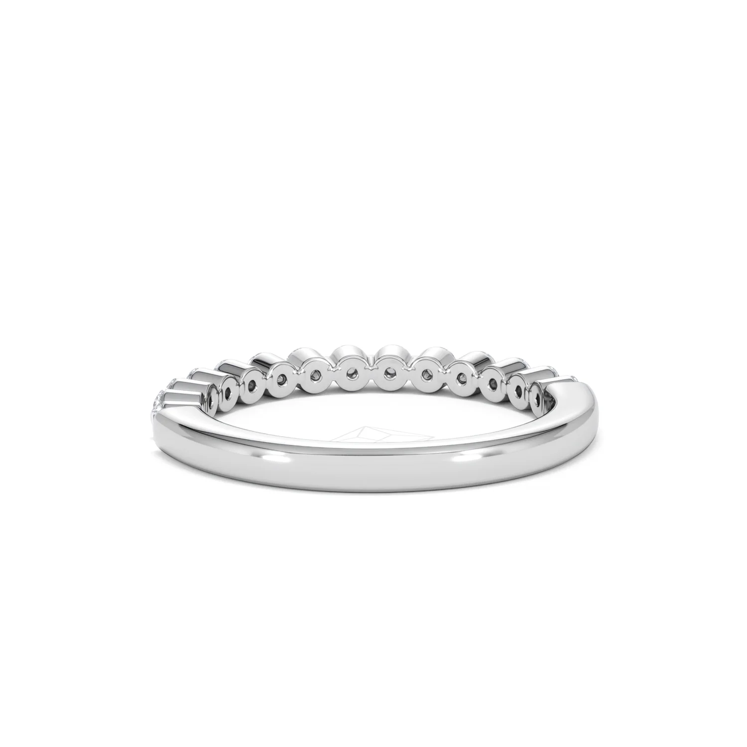 Solstice 0.35ct Lab Diamond Half Eternity Ring F/VS in 9k White Gold - Image 53