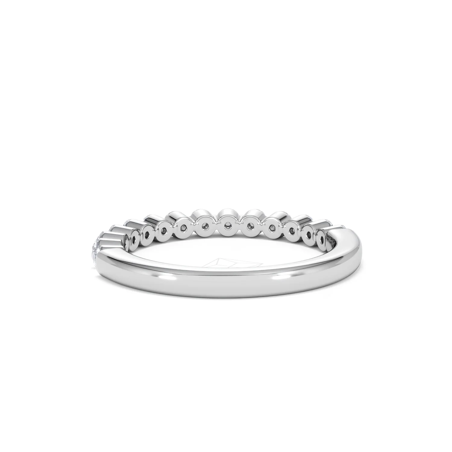 Solstice 0.35ct Lab Diamond Half Eternity Ring F/VS in 9k White Gold - Image 54