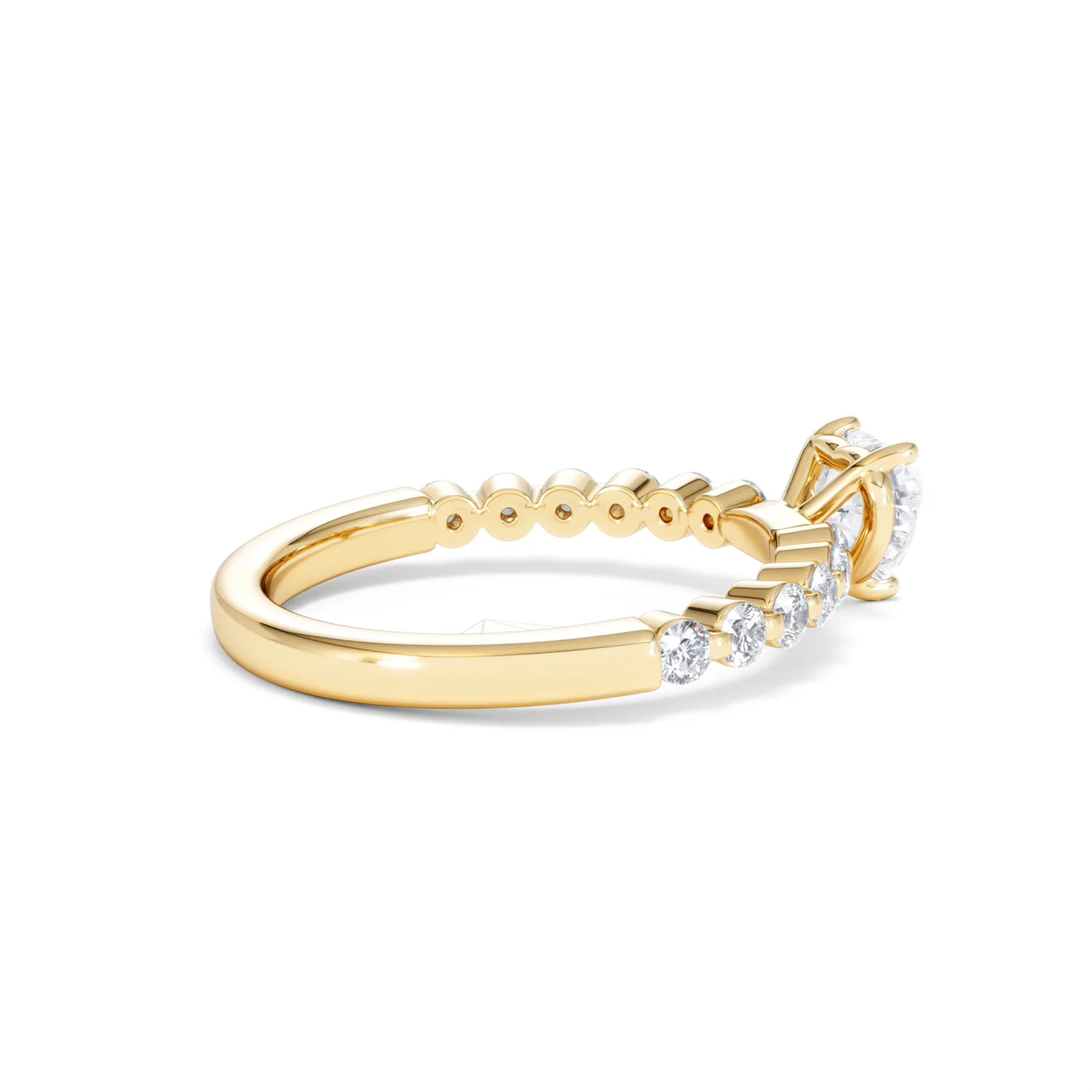 Solstice Heart Cut 0.80ct Lab Diamond Engagement Ring F/VS in 9k Gold - Image 35